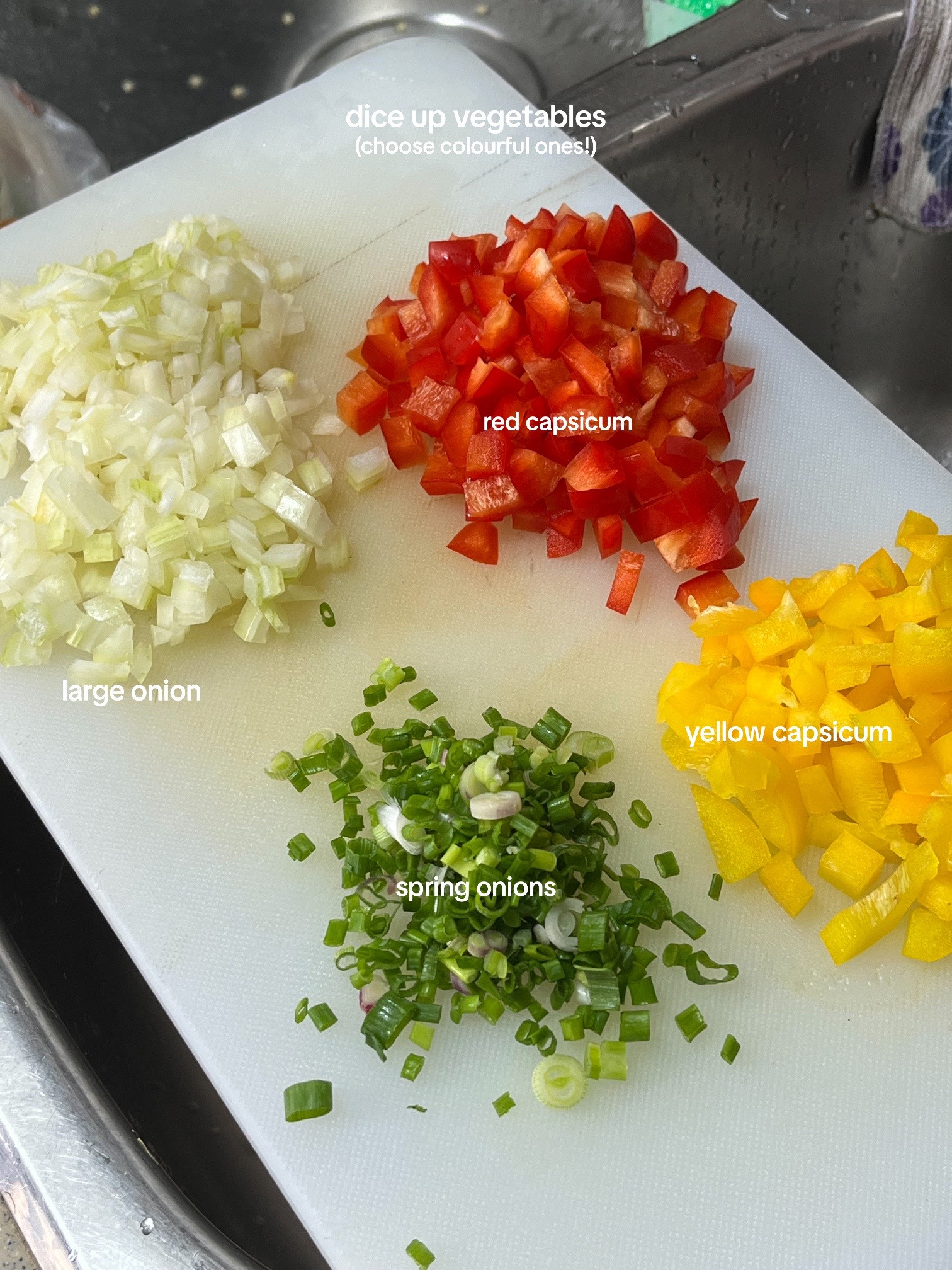 Easy Homemade Pork Tofu Meatballs with Colorful Vegetables