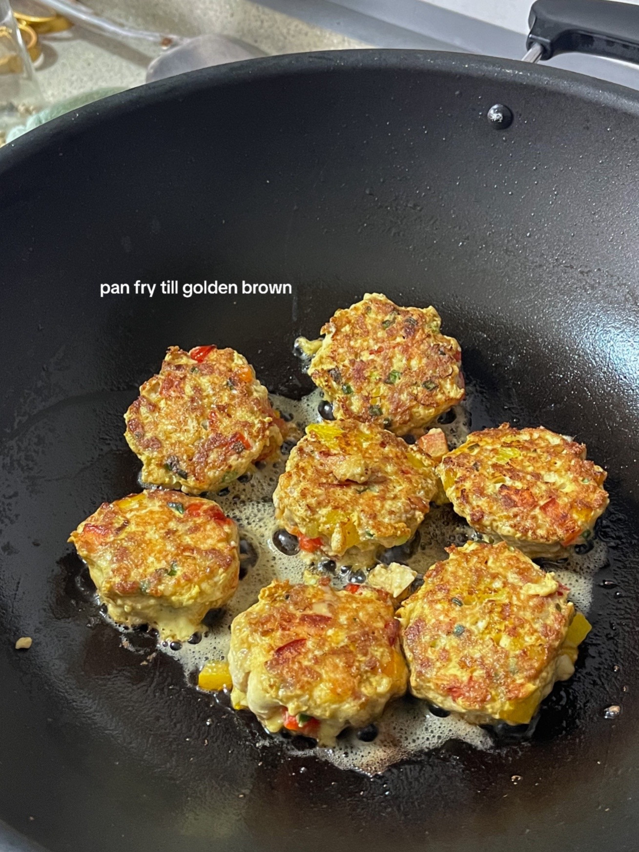 Easy Homemade Pork Tofu Meatballs with Colorful Vegetables