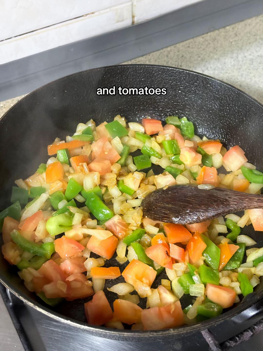 Easy One-Pan Shakshuka with Sausage, Eggs, and Fresh Vegetables