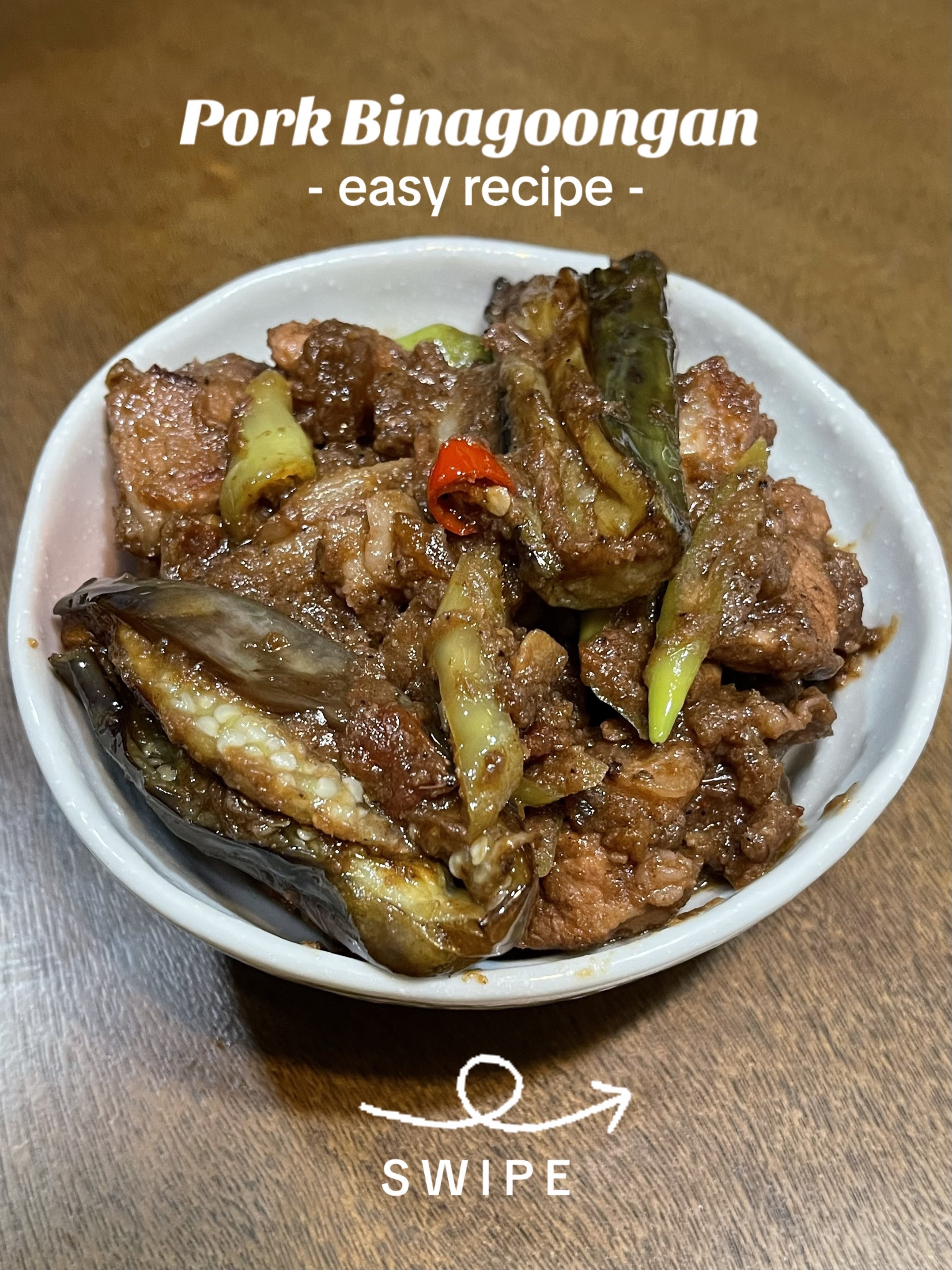 Easy Pork Binagoongan Recipe with Shrimp Paste and Eggplant