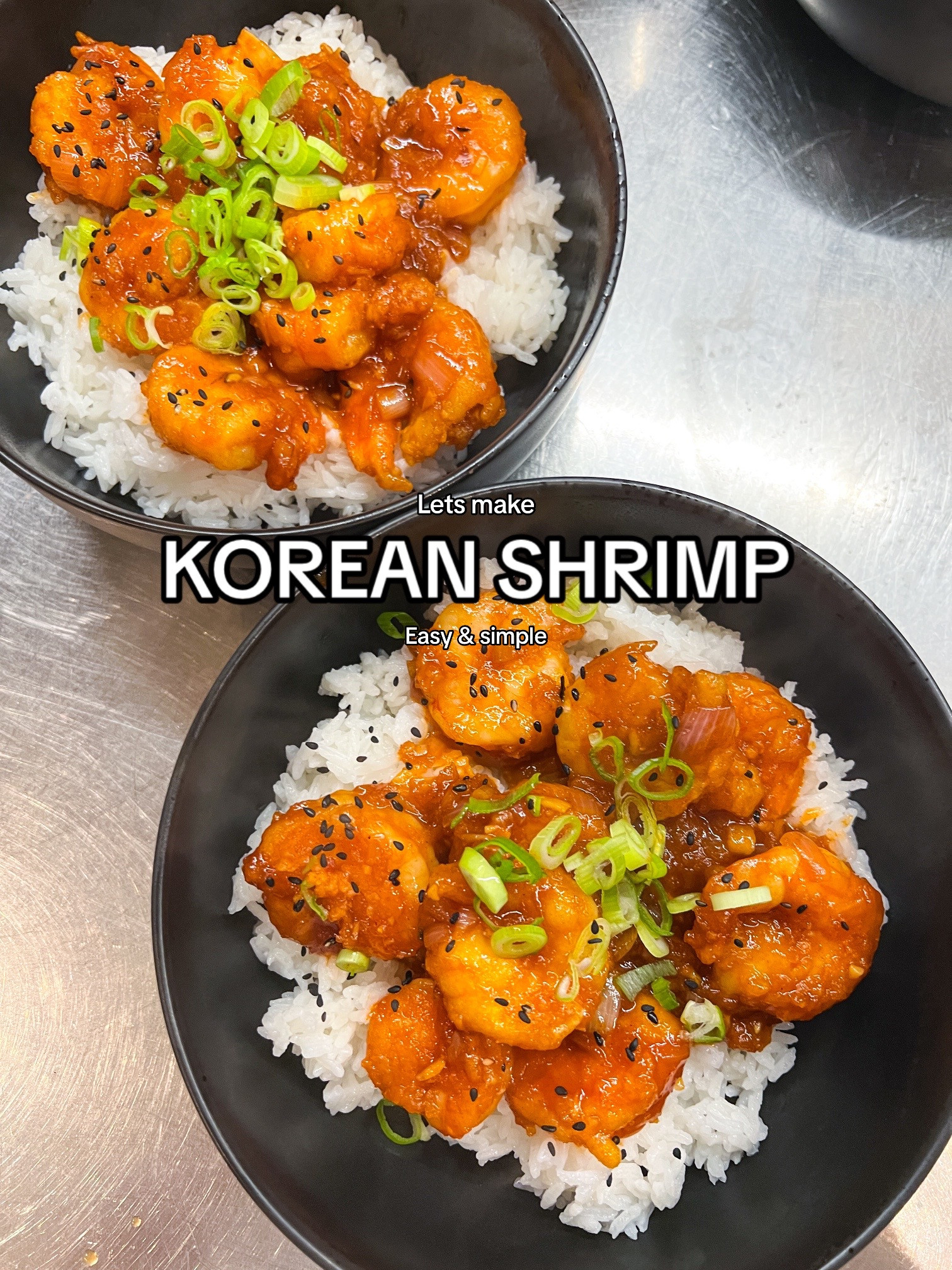 Easy & Simple Korean Shrimp Recipe with Gochujang Sauce