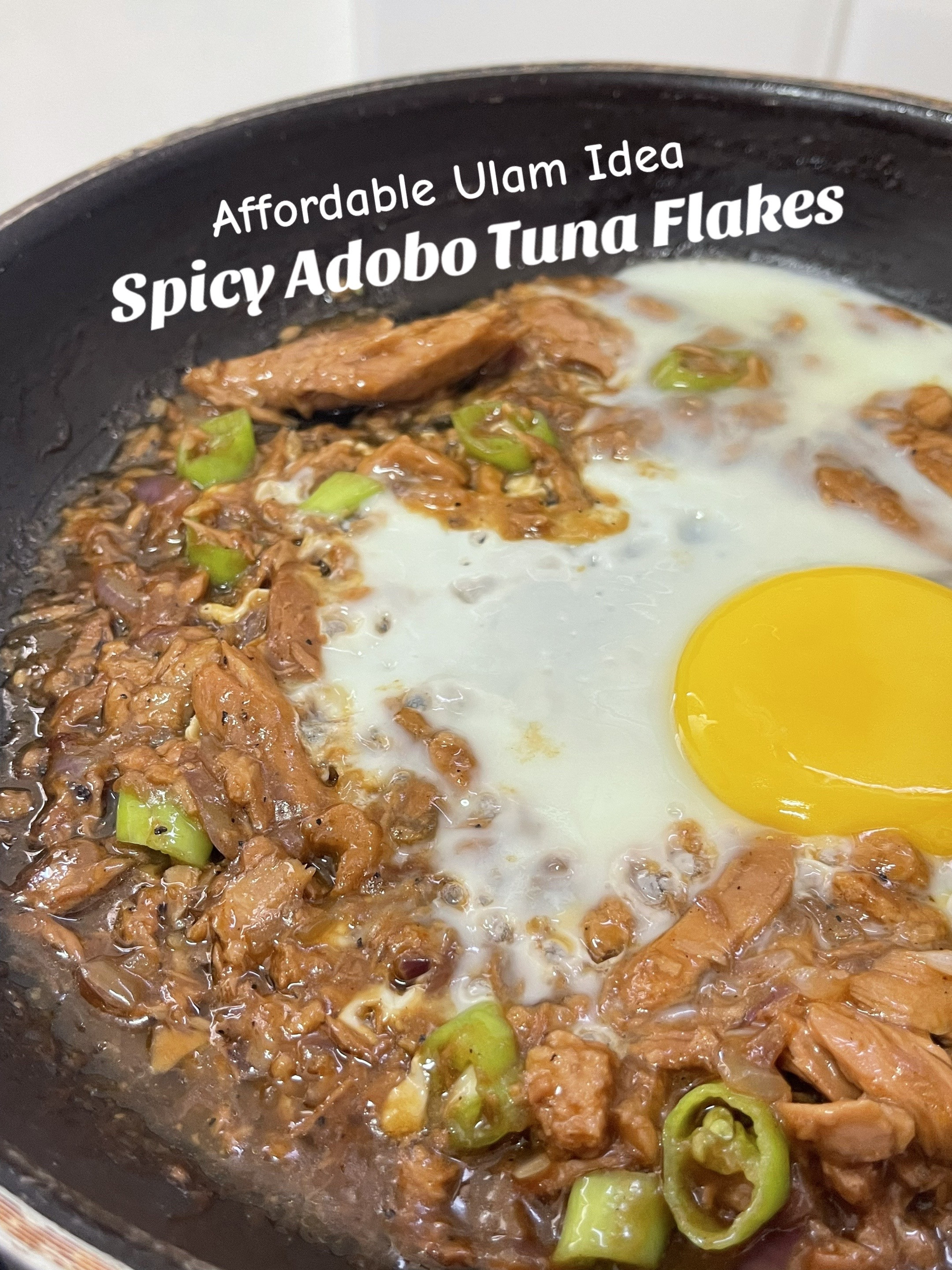 Easy Spicy Tuna Recipe with Egg, Soy Sauce and Vinegar - Filipino Home Cooking