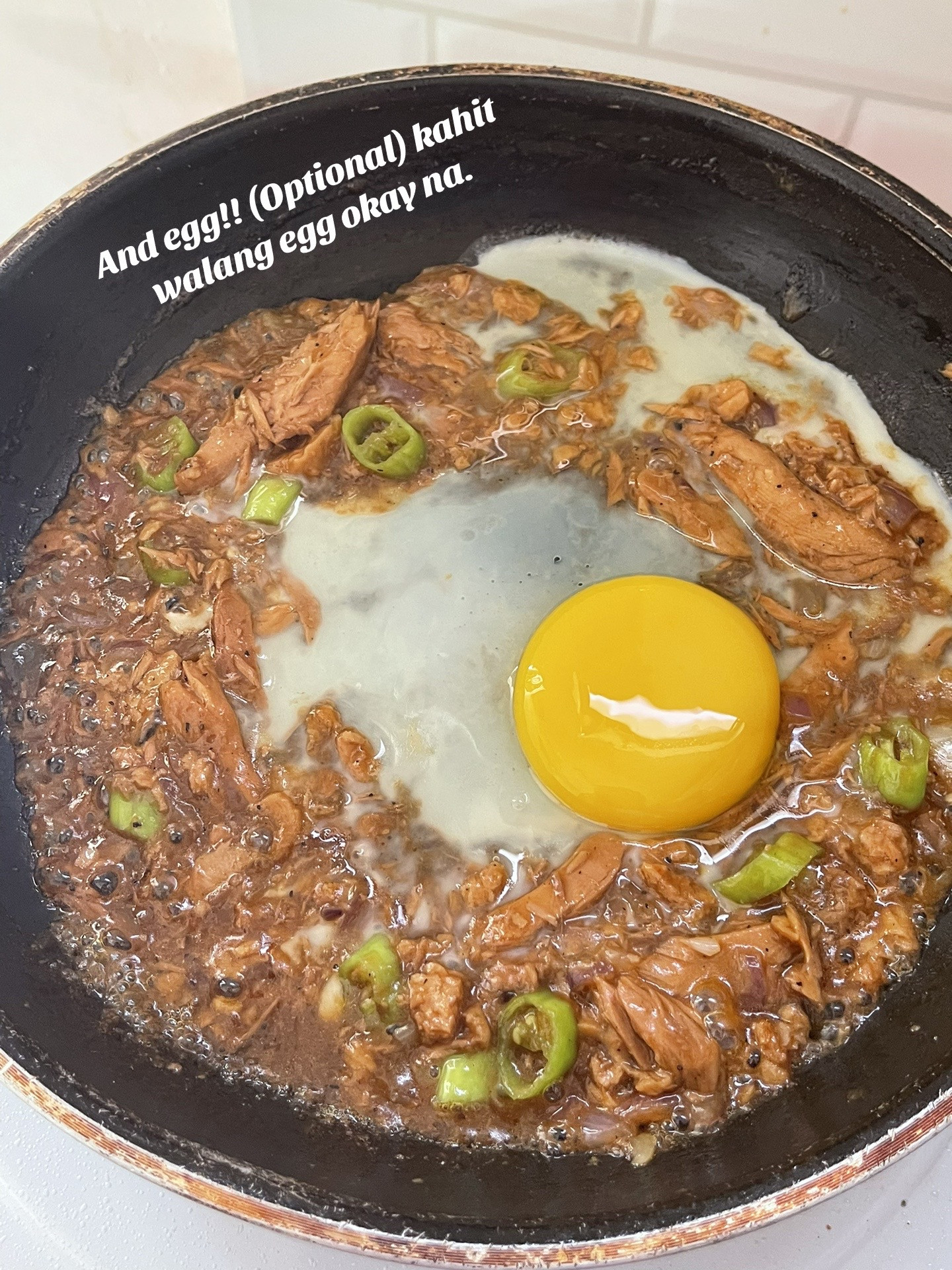 Easy Spicy Tuna Recipe with Egg, Soy Sauce and Vinegar - Filipino Home Cooking