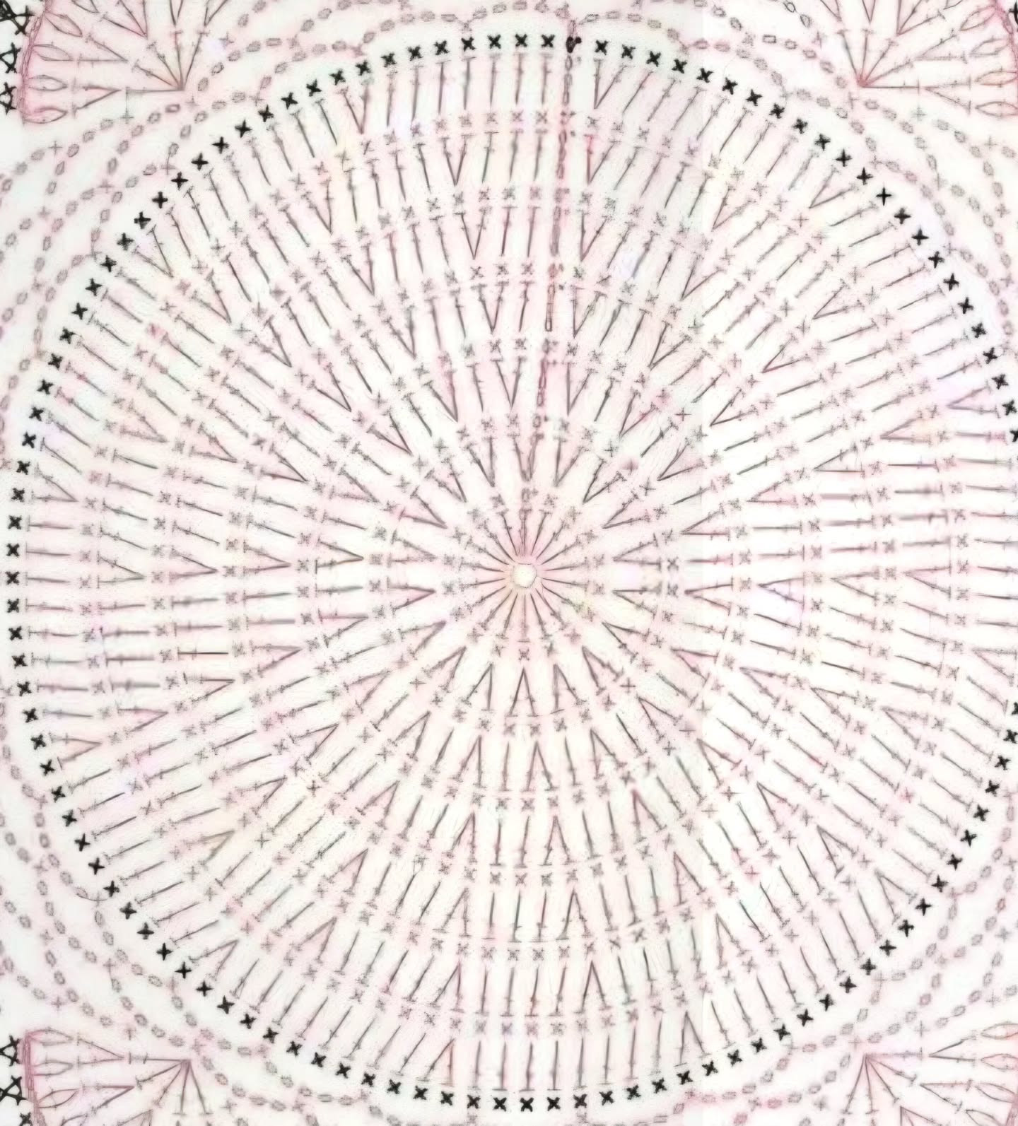 Elegant Crochet Placemats with Decorative Rose Napkin Rings in Green, Pink, and Dusty Rose