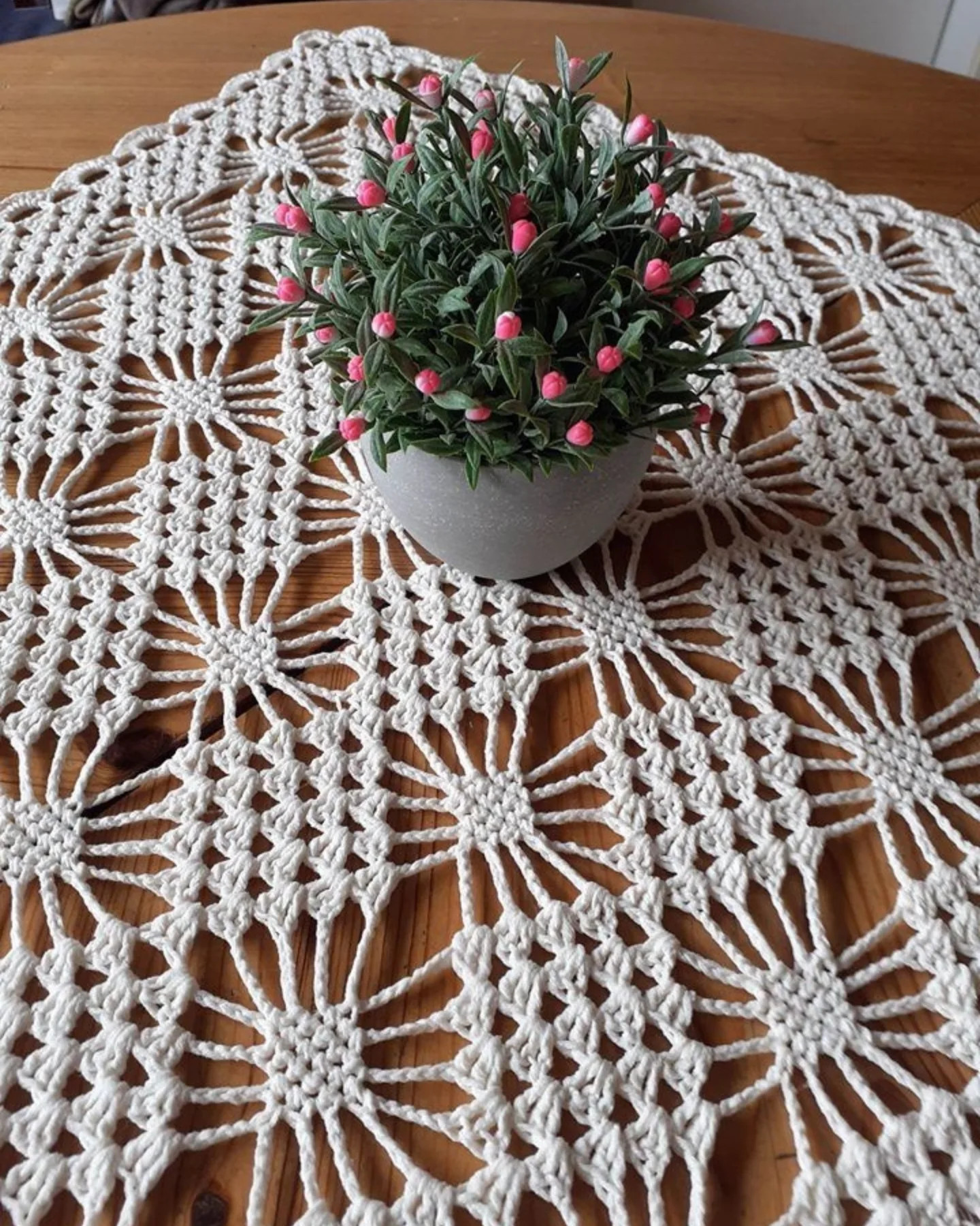 Esquema de punto araña hermoso para decoración del hogar