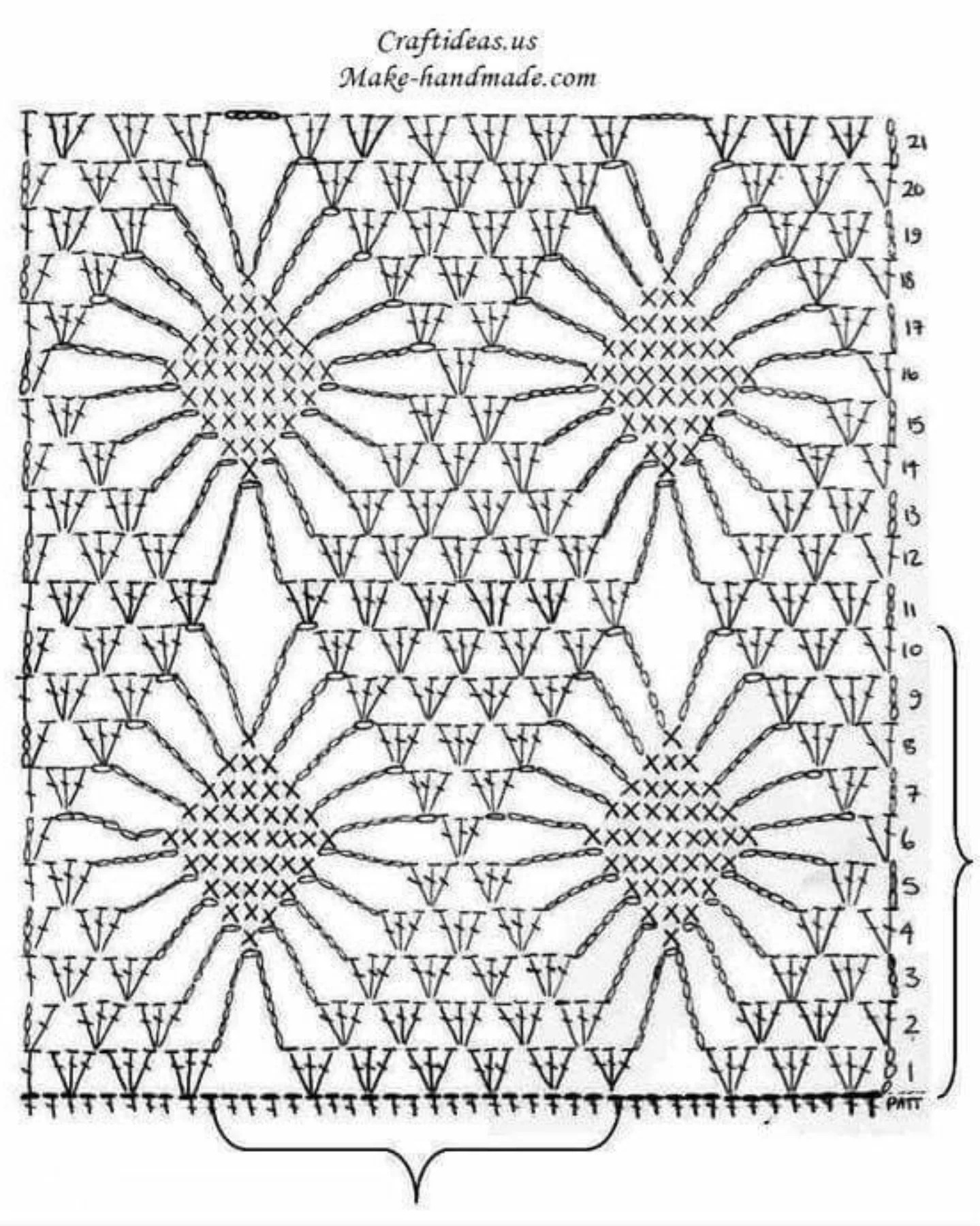 Esquema de punto araña hermoso para decoración del hogar