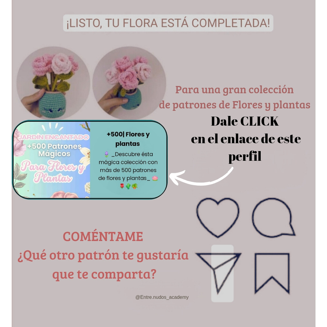 Flora Crochet Flower Pot Pattern Free