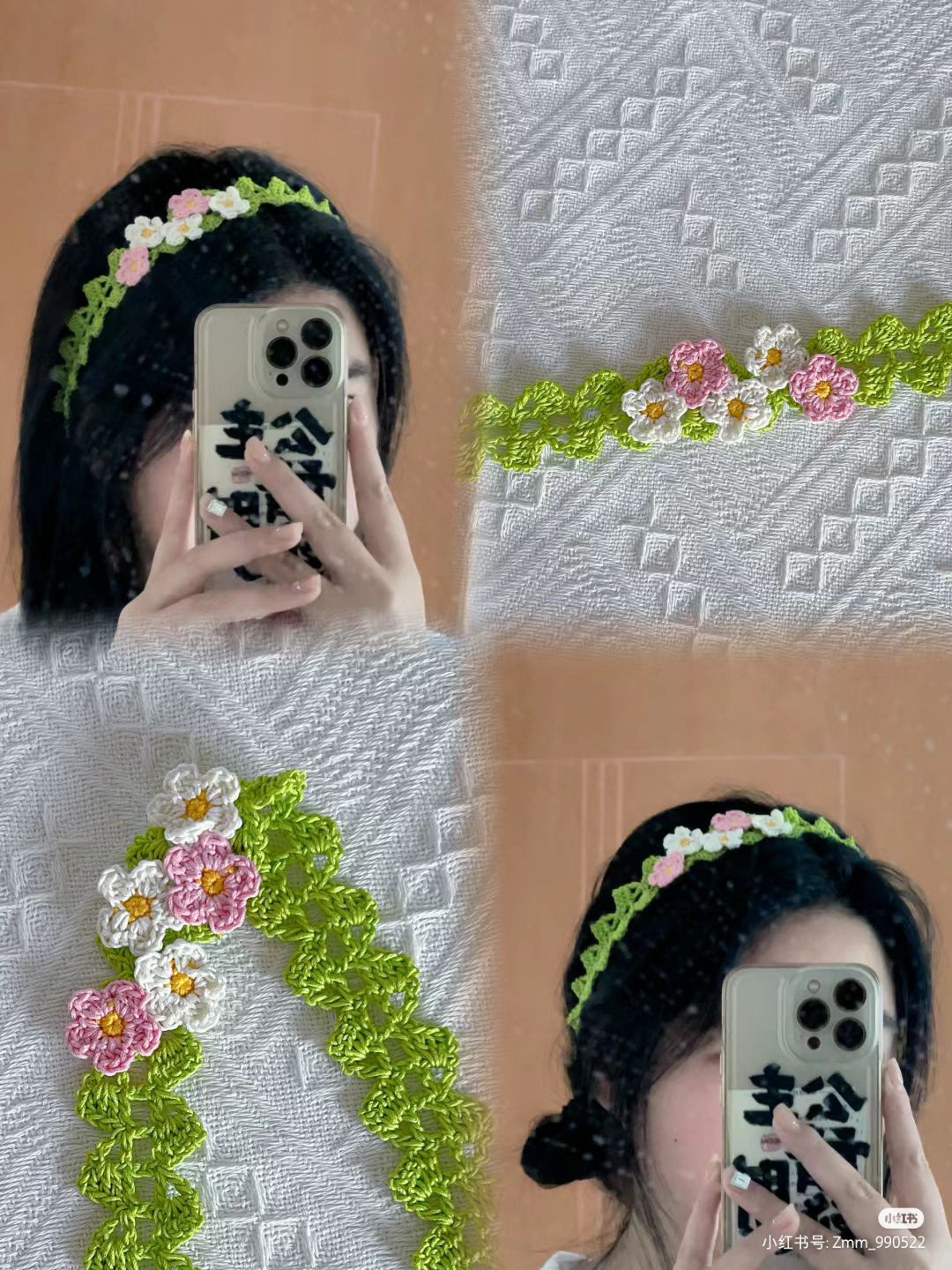 Floral Crochet Headband Pattern and Tutorial