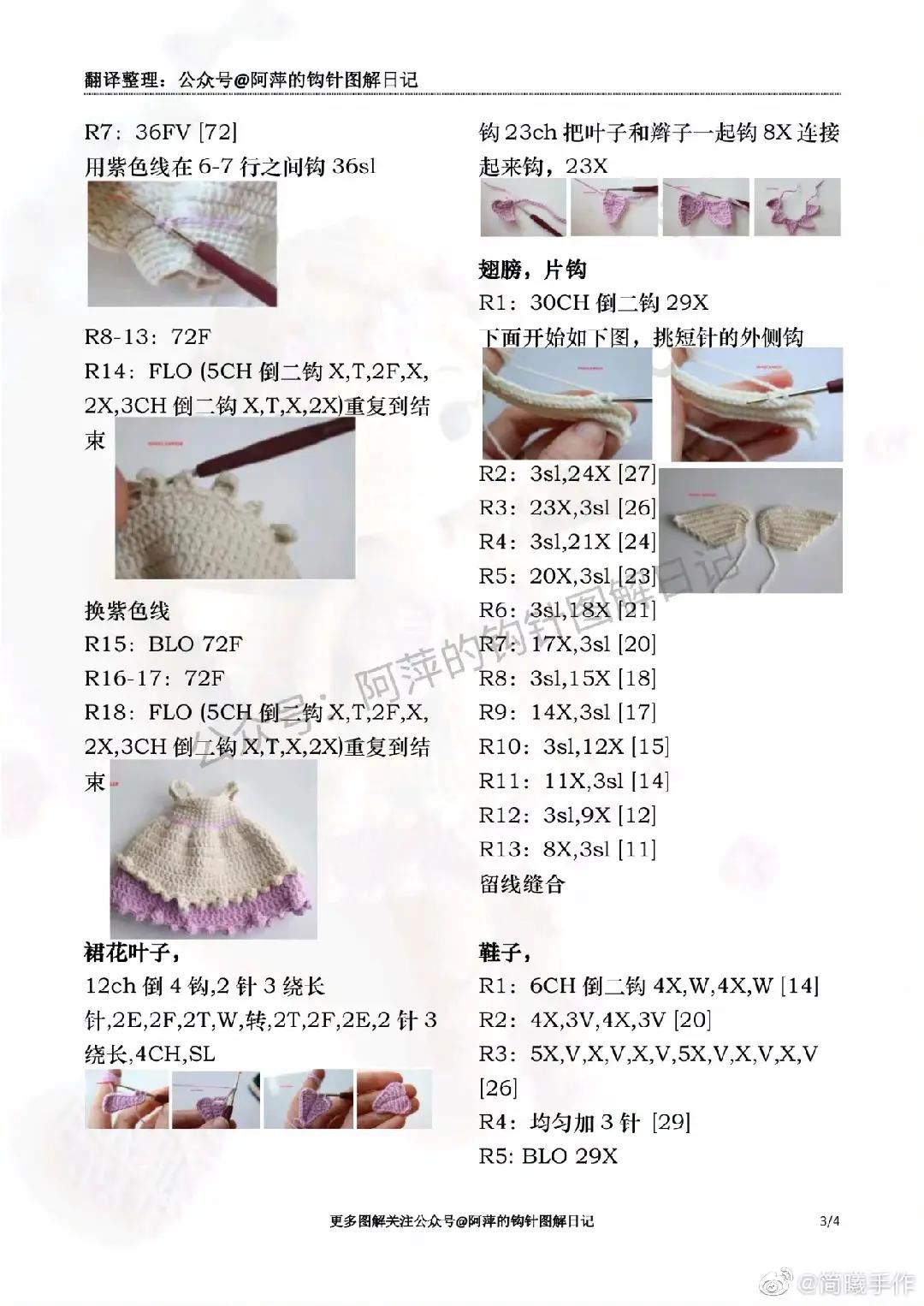 Flower Fairy Girl Amigurumi Crochet Pattern with Detailed Step-by-Step Instructions