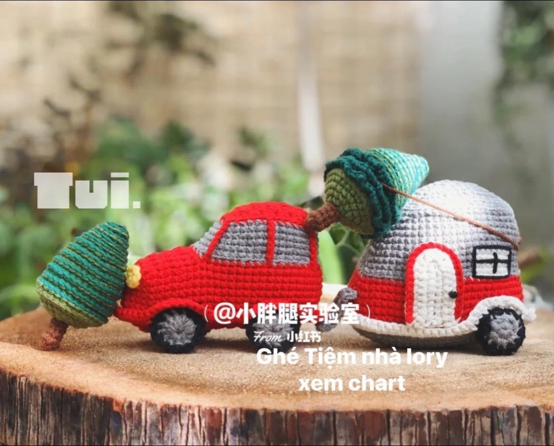 Four Seasons Small Truck Crochet Pattern Tutorial