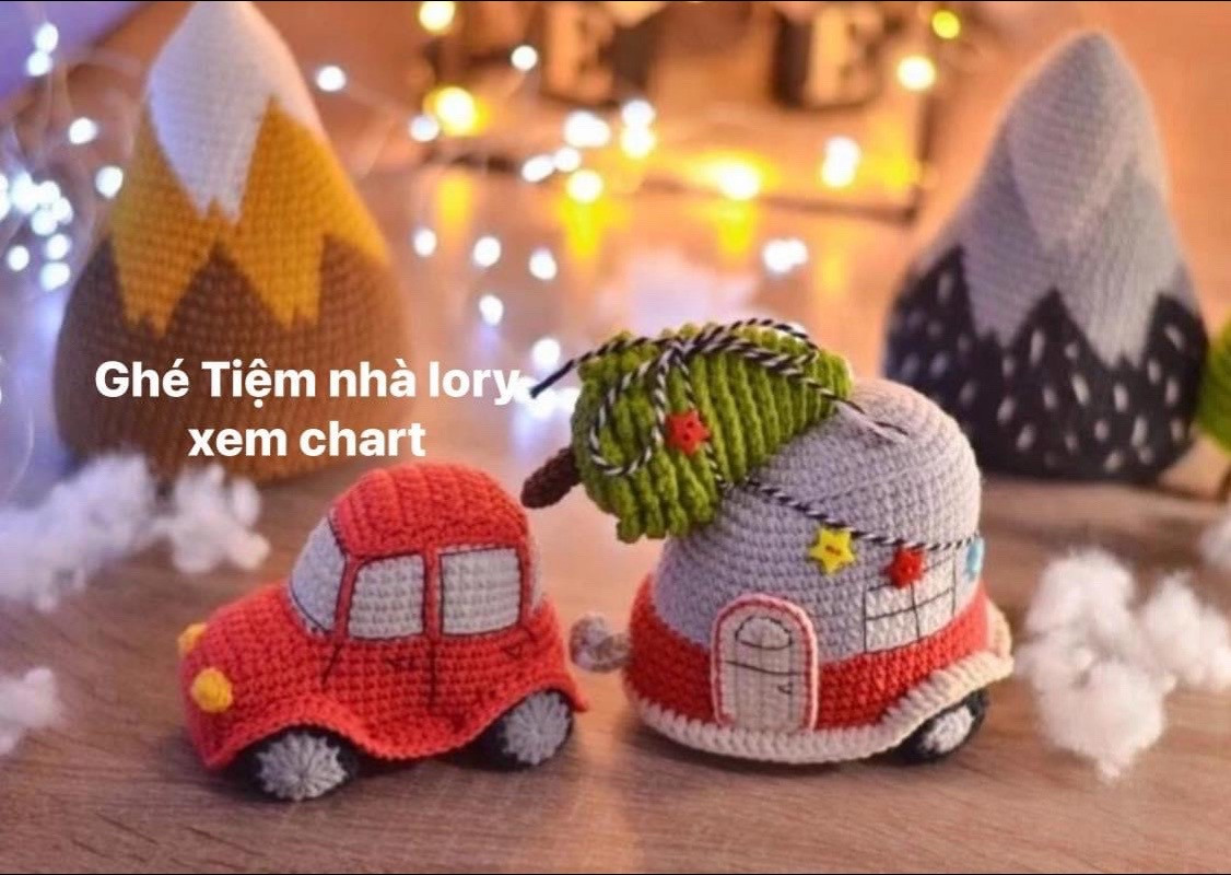 Four Seasons Small Truck Crochet Pattern Tutorial