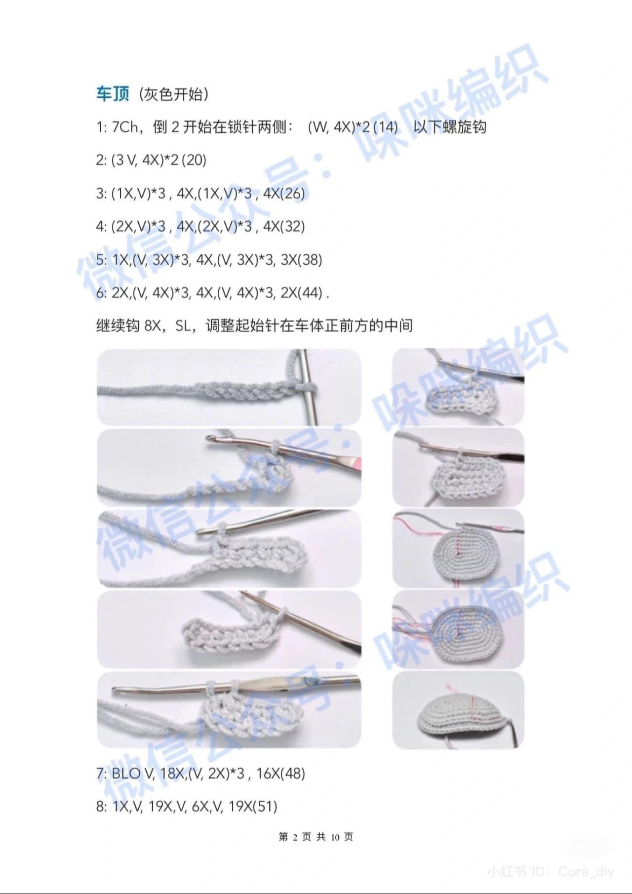 Four Seasons Small Truck Crochet Pattern Tutorial