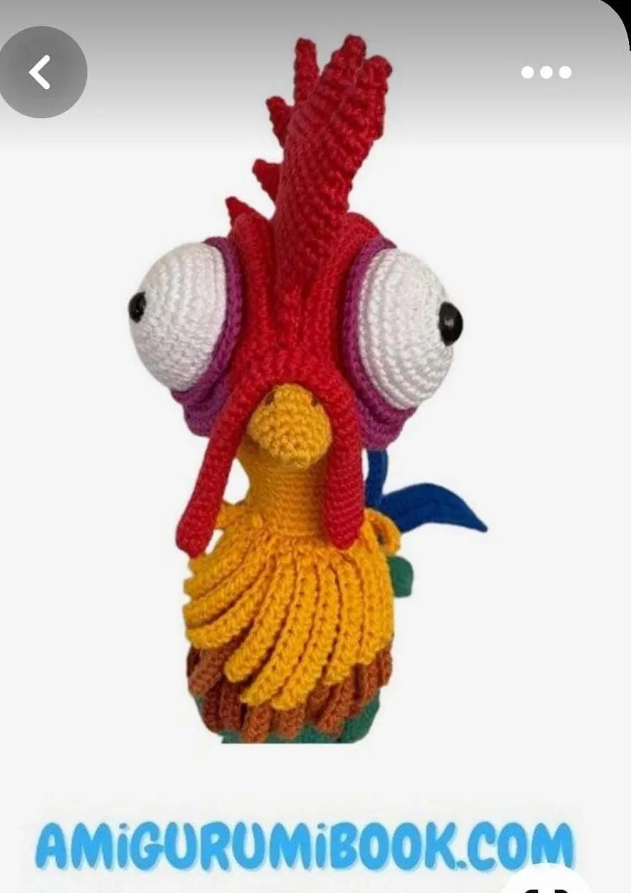 Free Amigurumi Rooster Crochet Pattern