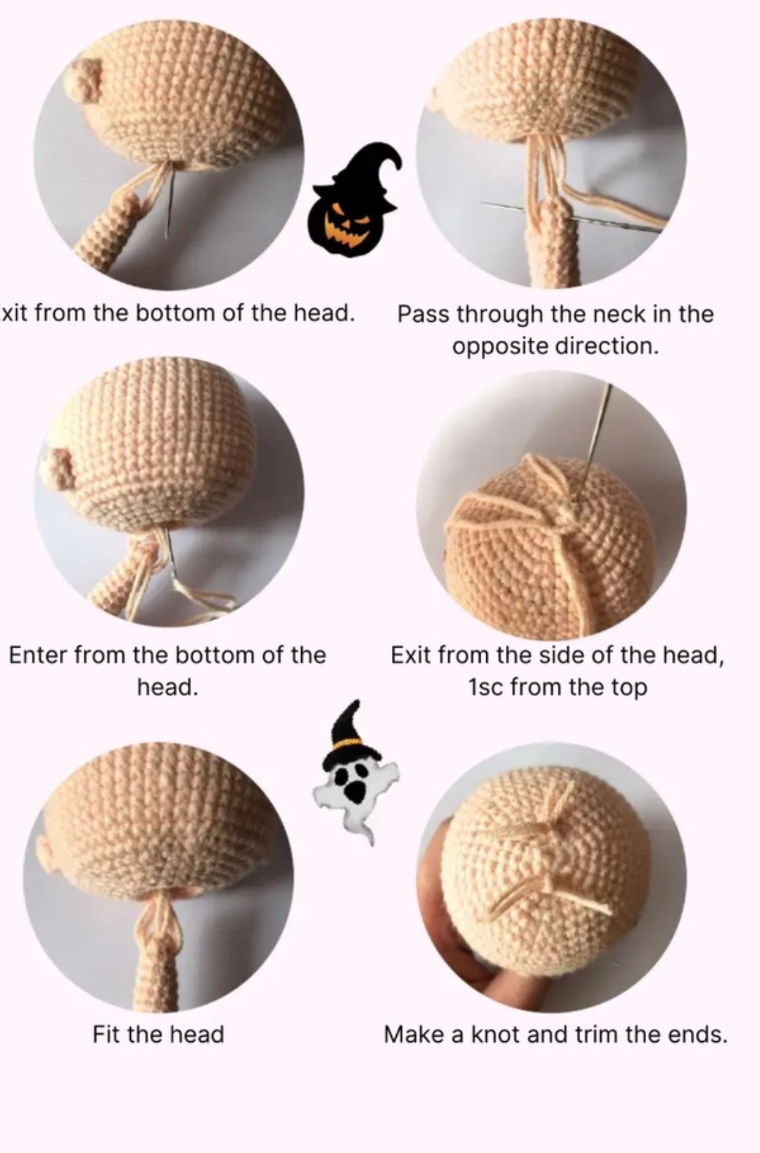 Free Amigurumi Witch Doll Pattern with Detailed Instructions