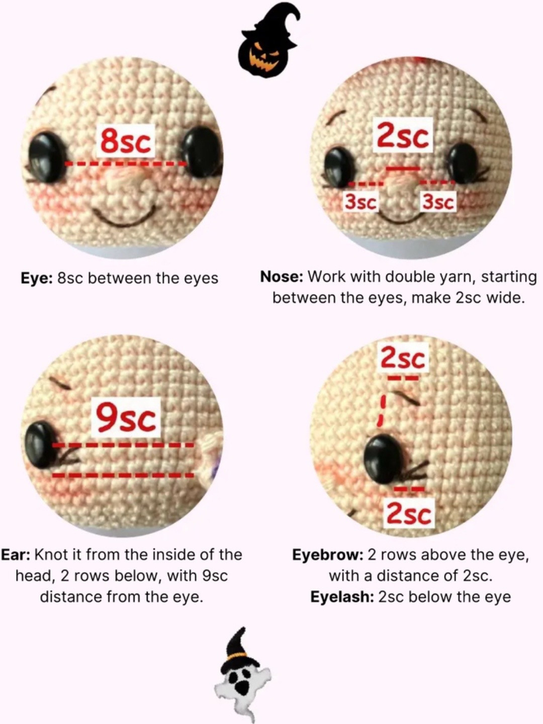 Free Amigurumi Witch Doll Pattern with Detailed Instructions