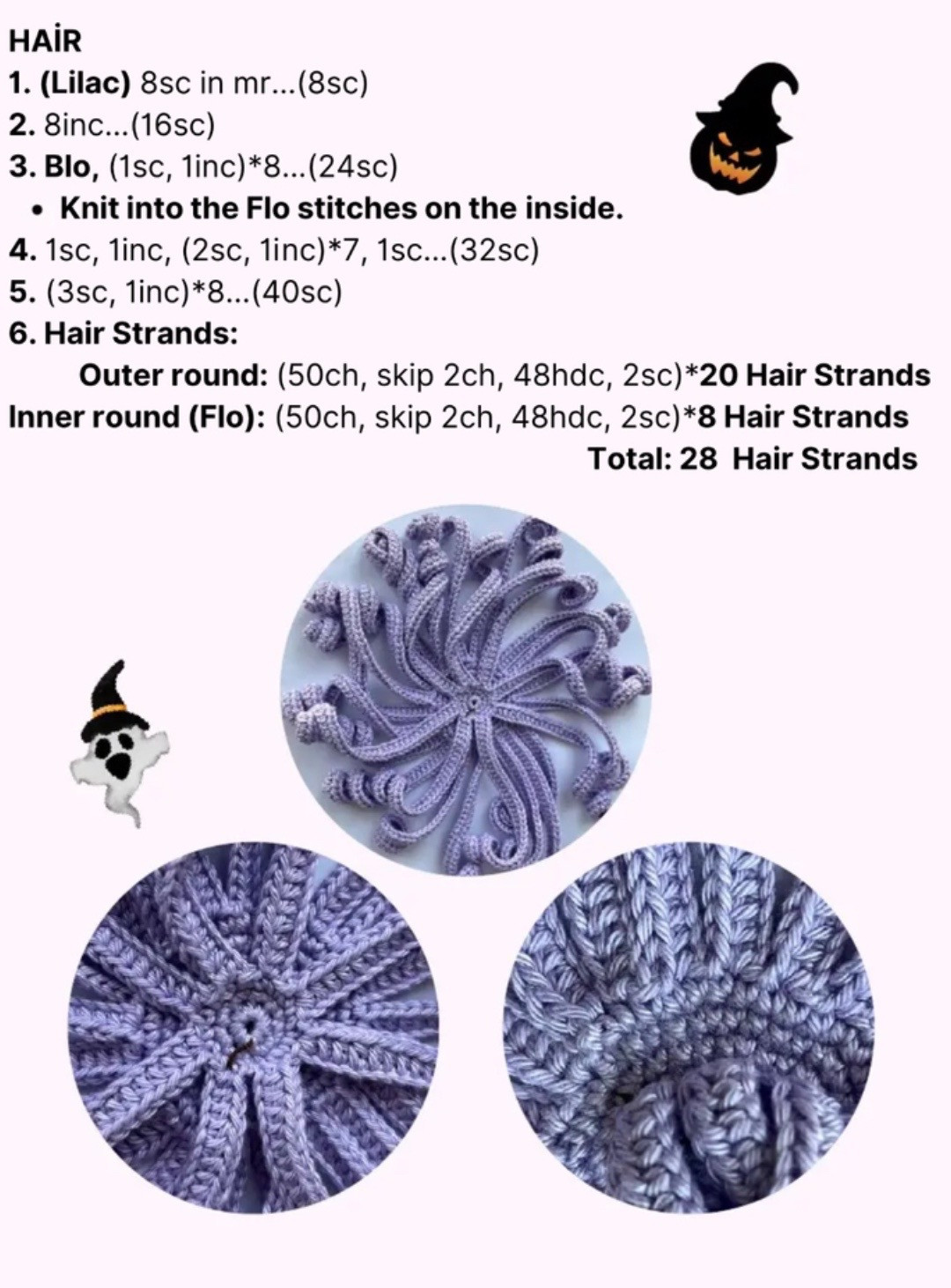 Free Amigurumi Witch Doll Pattern with Detailed Instructions