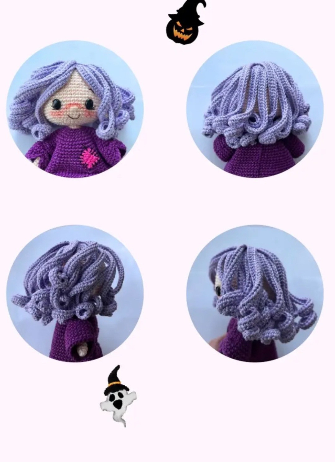 Free Amigurumi Witch Doll Pattern with Detailed Instructions