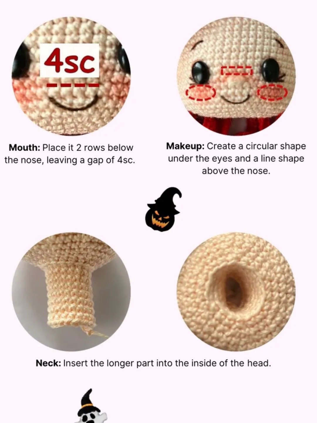 Free Amigurumi Witch Doll Pattern with Detailed Instructions