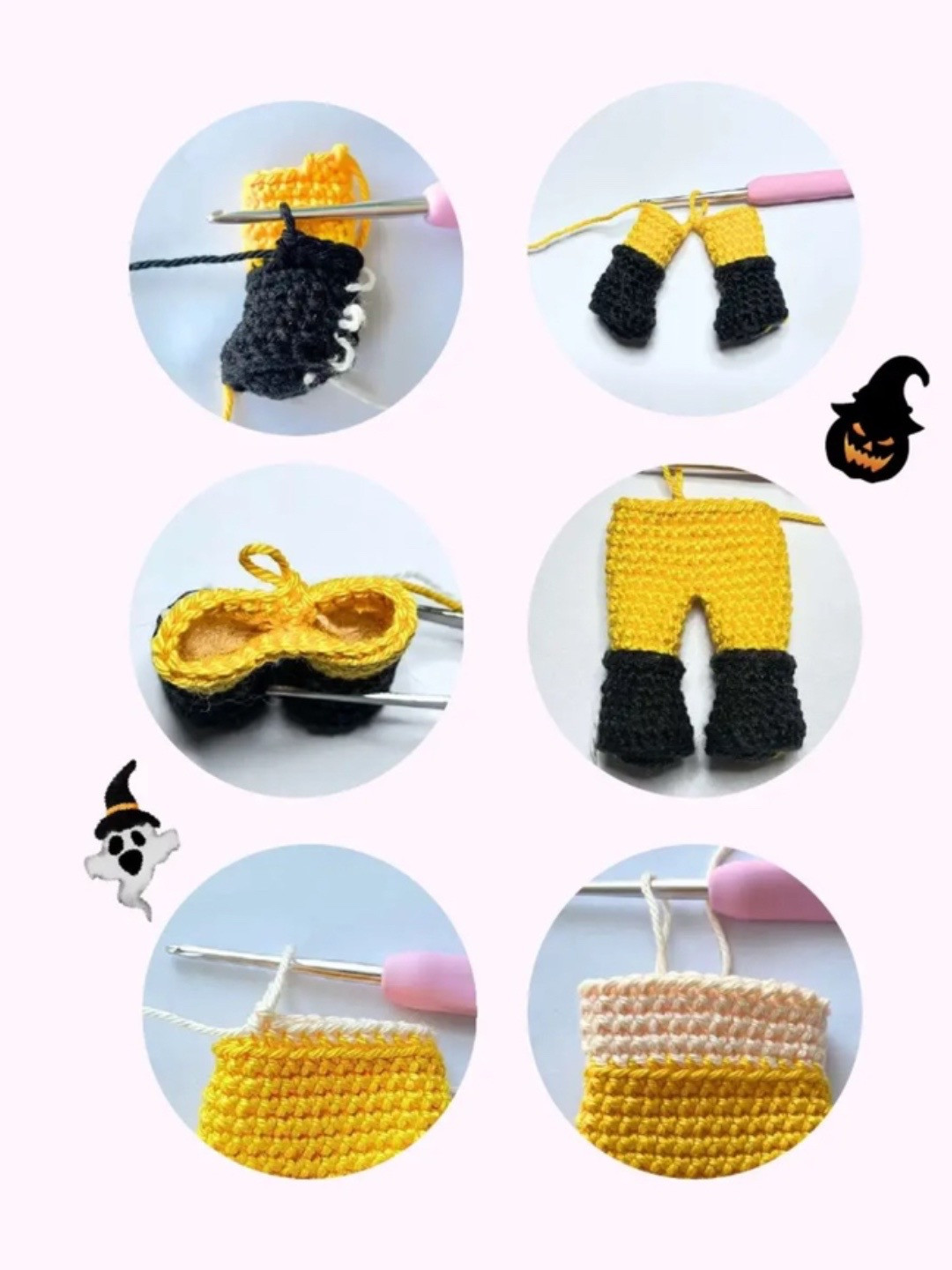 Free Amigurumi Witch Doll Pattern with Detailed Instructions