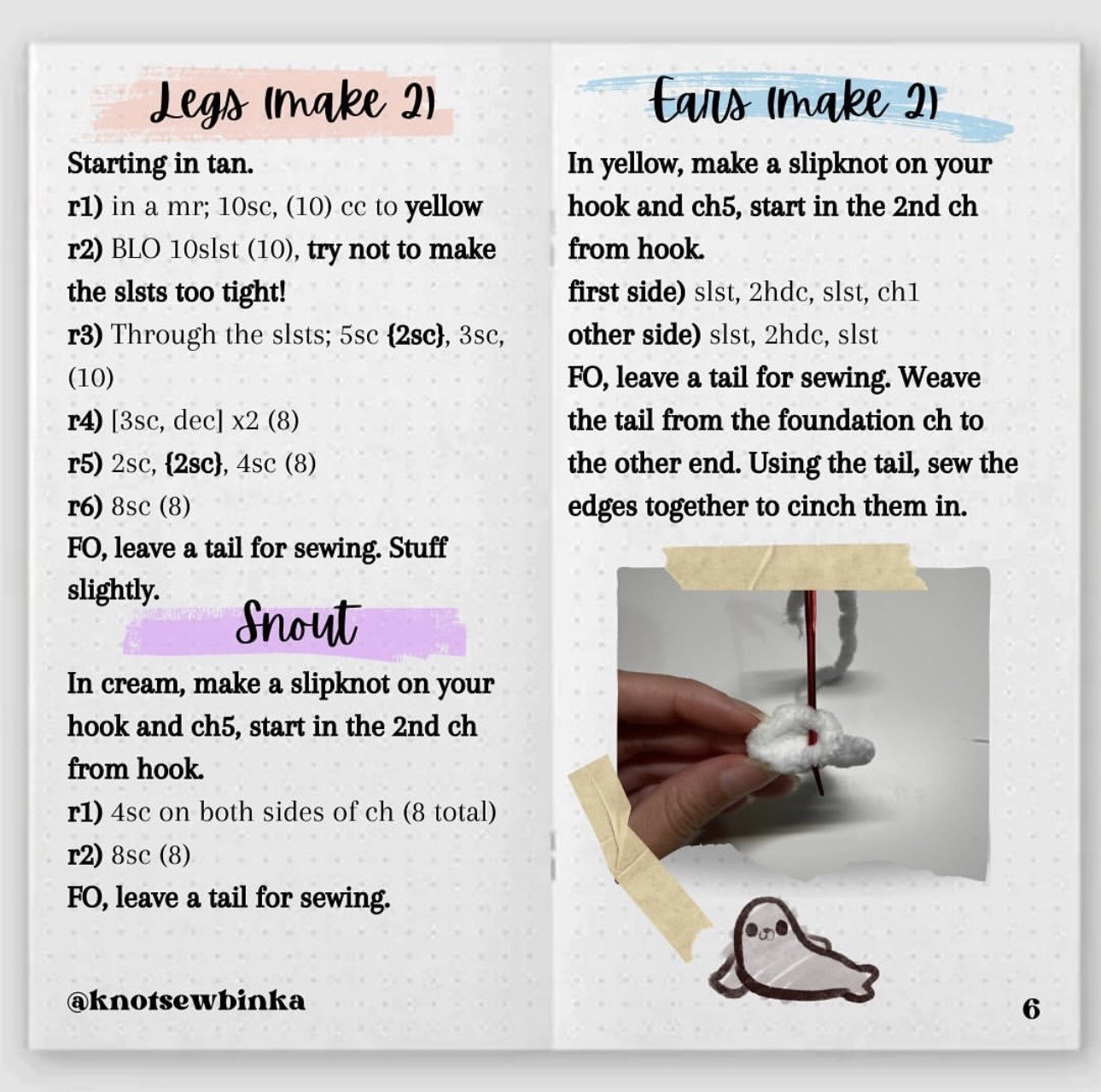 Free Baby Giraffe Amigurumi Crochet Pattern with Step-by-Step Instructions