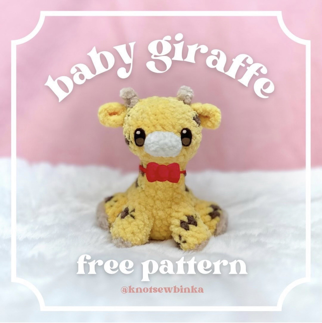 Free Baby Giraffe Amigurumi Crochet Pattern with Step-by-Step Instructions