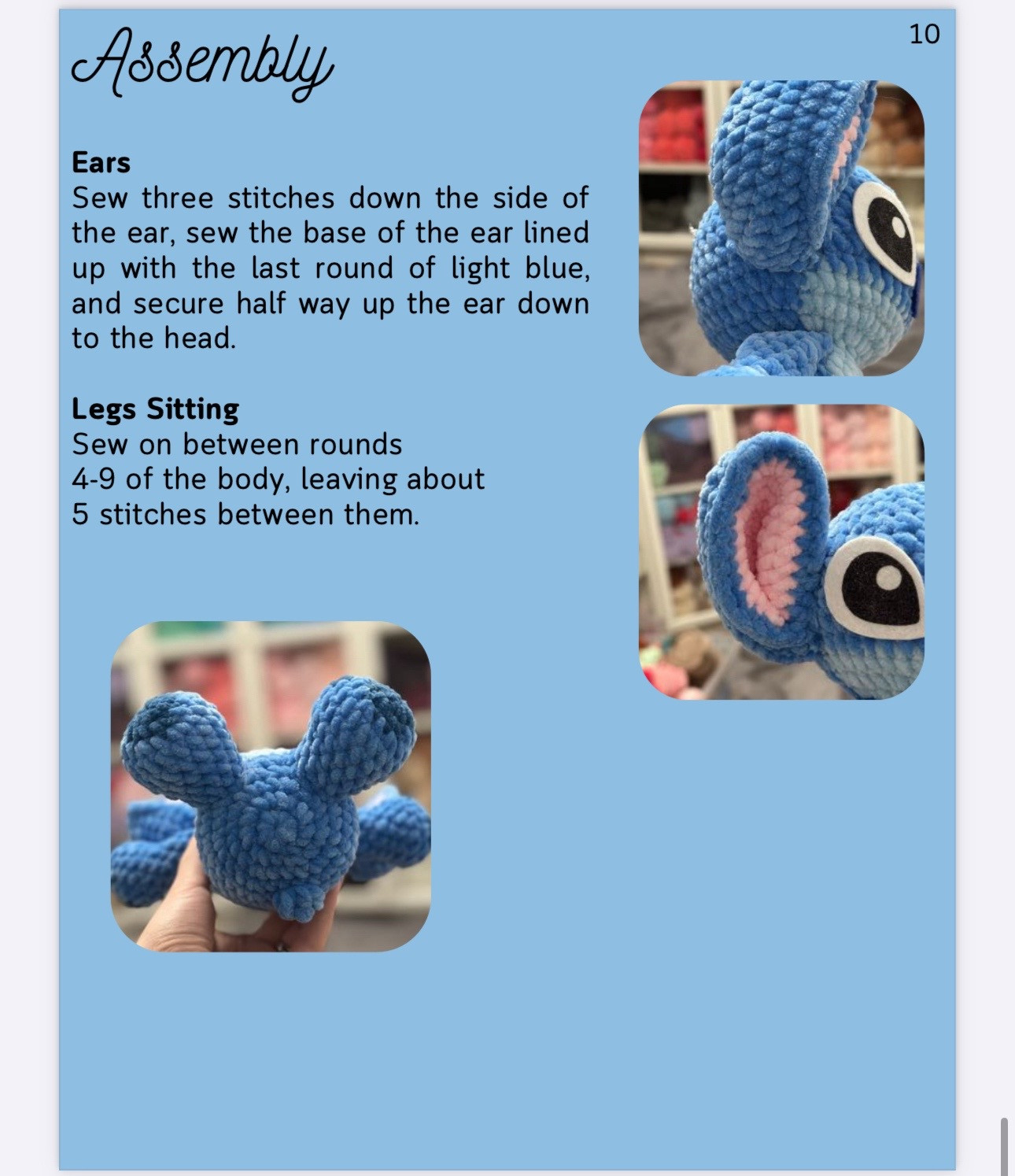 Free Blue Alien Amigurumi Crochet Pattern by CrochetGrove