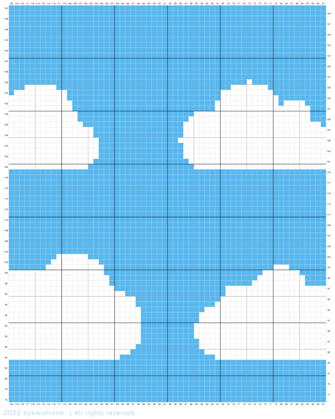 Free Cloudigan Crochet Cardigan Pattern with Cloud Graph Chart and Size Guide