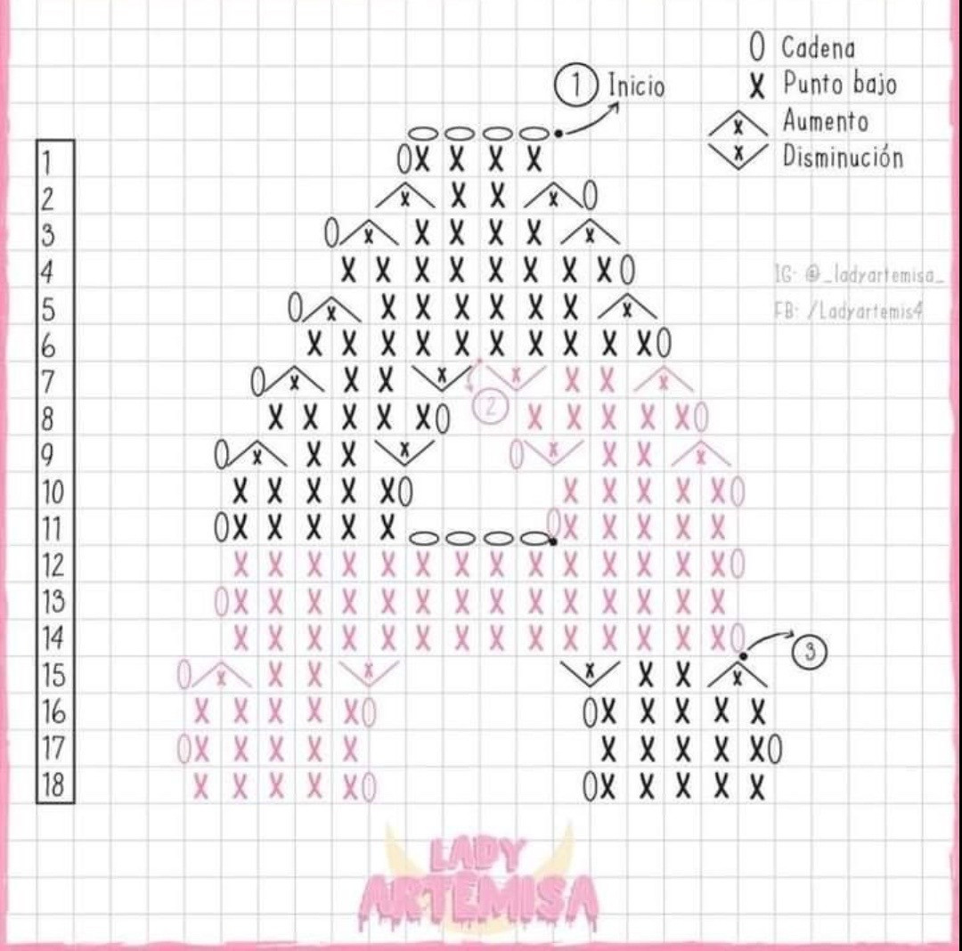 Free Crochet Alphabet Pattern: Letters D, E, H Charts