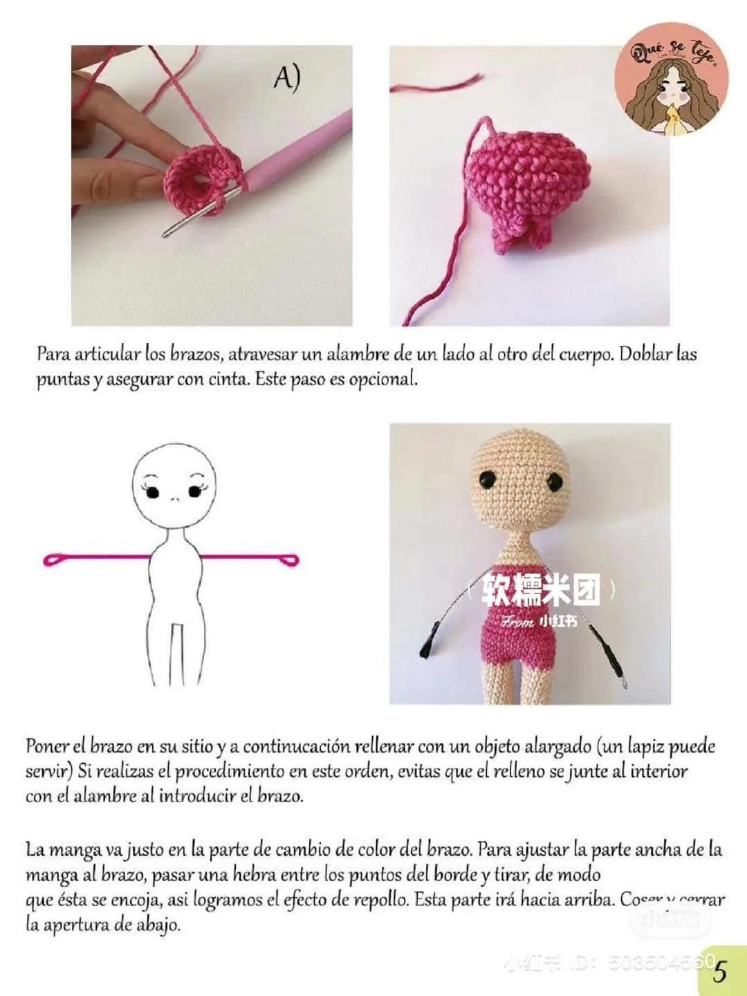 Free Crochet Amigurumi Fairy Pattern Tutorial