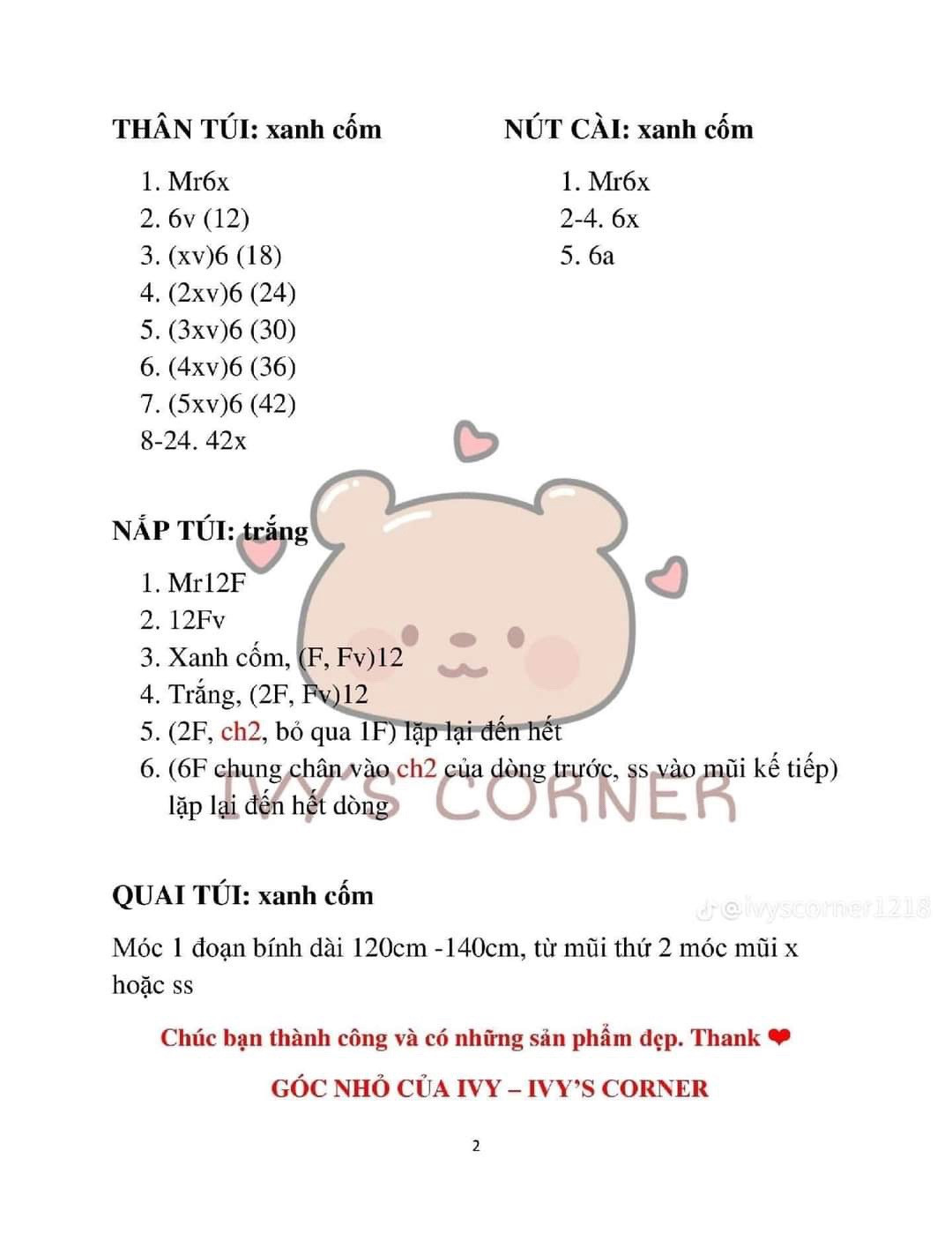 Free Crochet Amigurumi Pattern for Cute White Bunny Doll with Pink Overalls