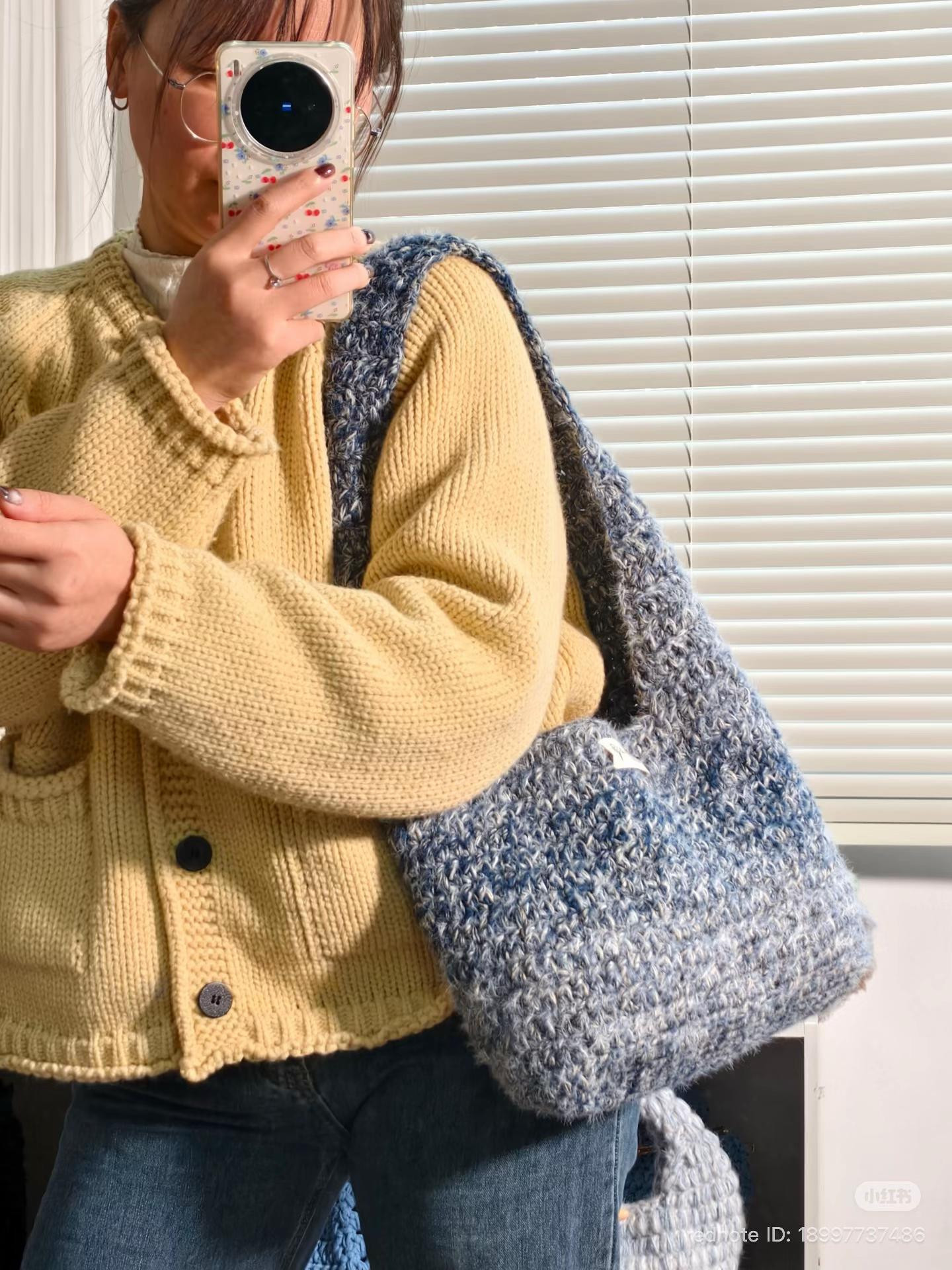 Free Crochet Chart for Chunky Textured Shoulder Bag