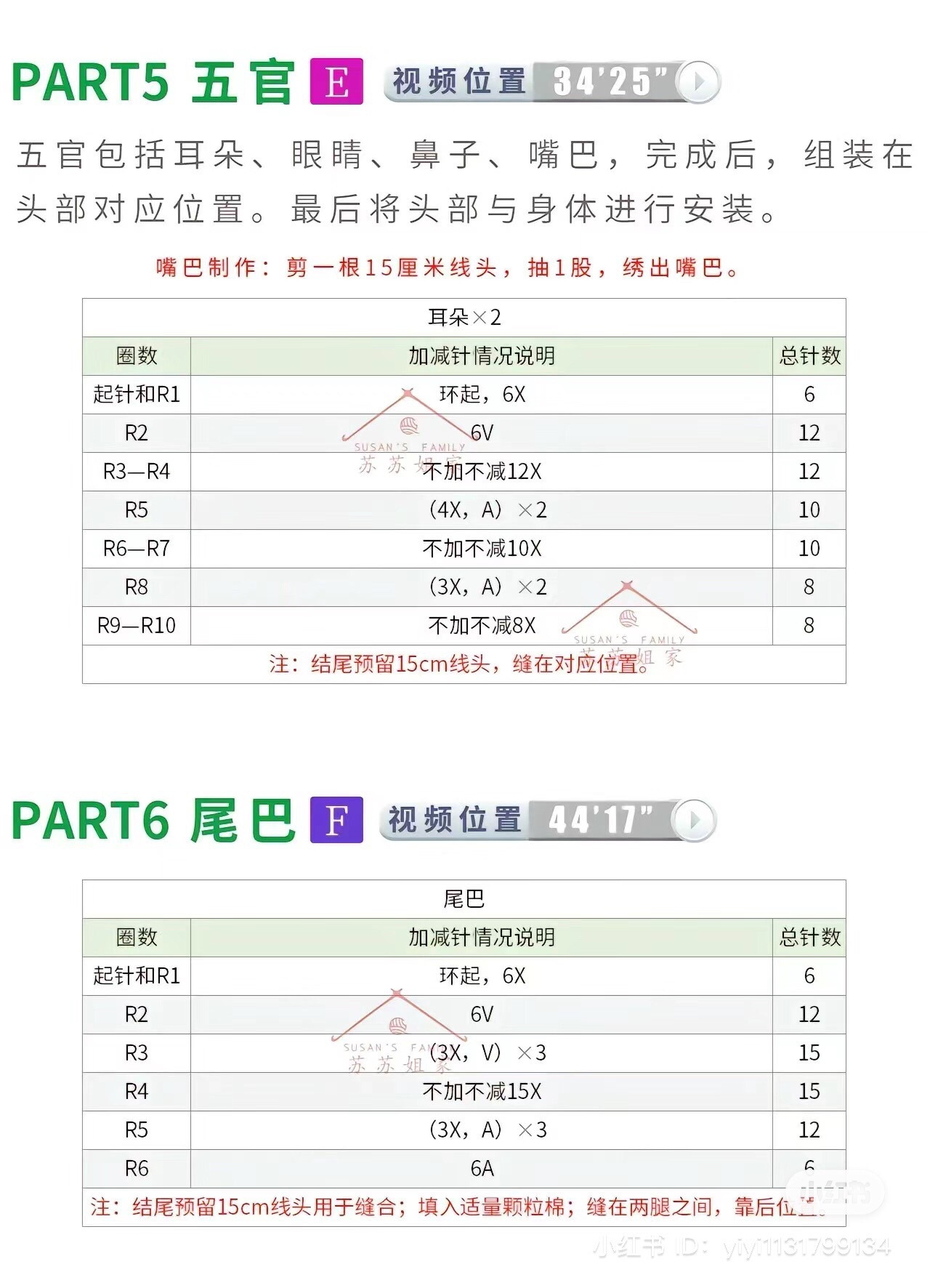 Free Crochet Chart for Cute Pig Amigurumi Doll with Noodle Outfit and Cabbage Accessories