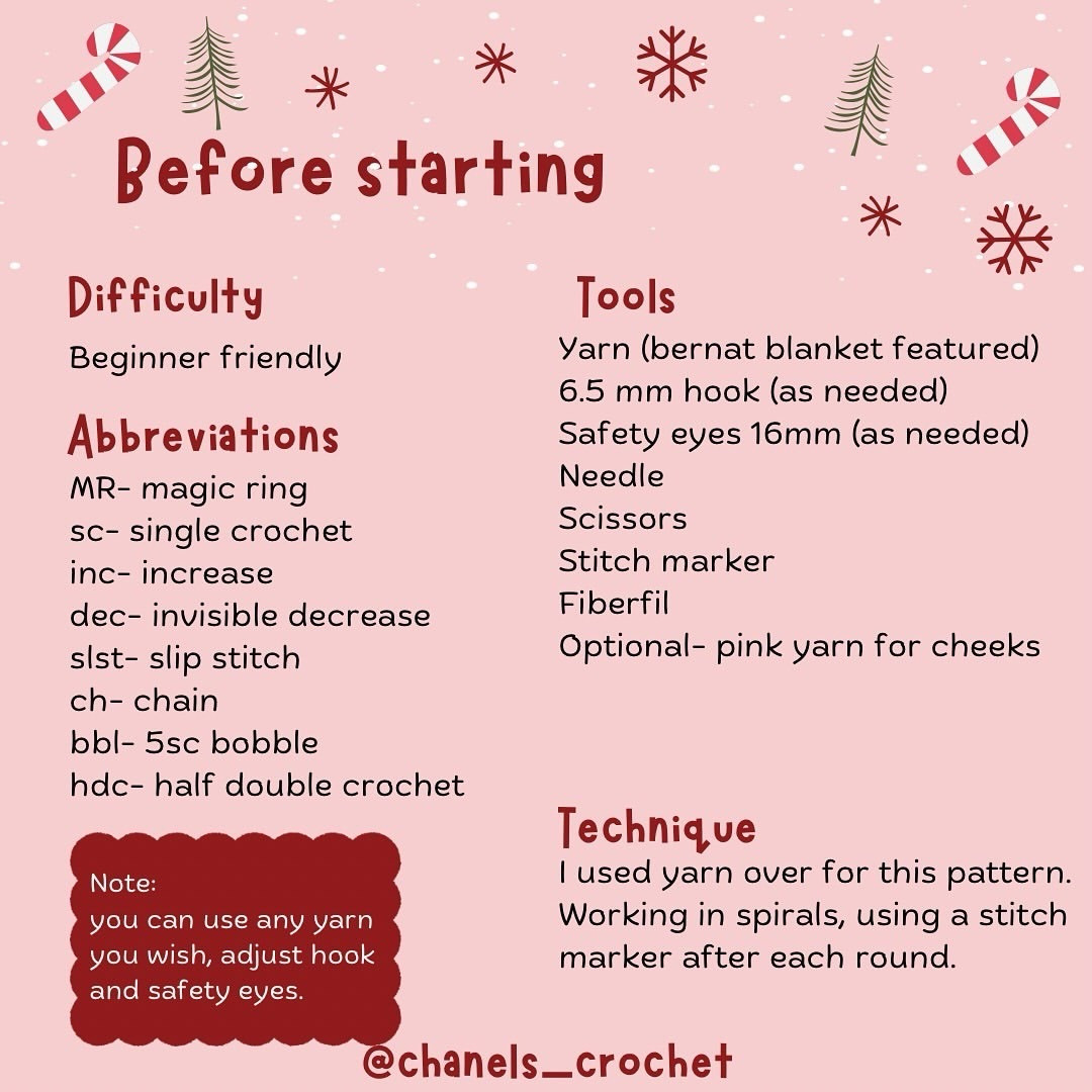 Free Crochet Christmas Penguin Pattern: Beginner Friendly Amigurumi Doll with Hat and Beak