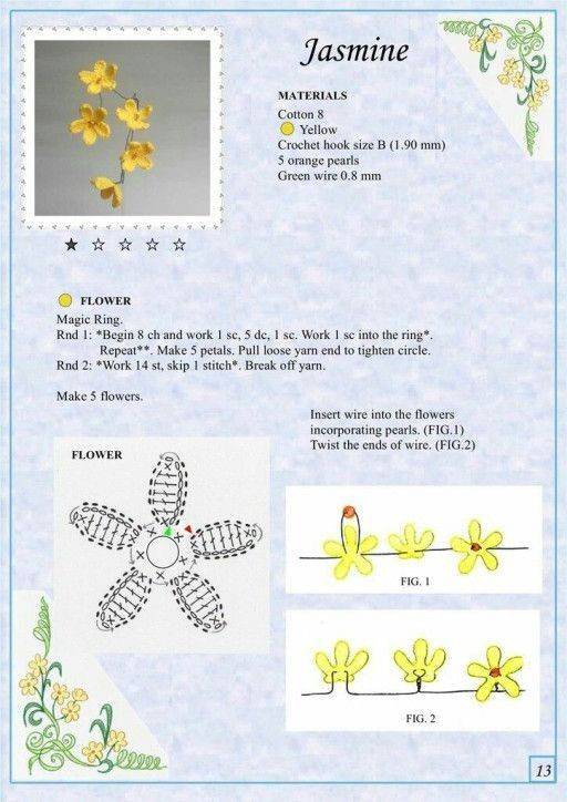 Free Crochet Flower Patterns: Daffodil, Lavender, Bellflower & Lily