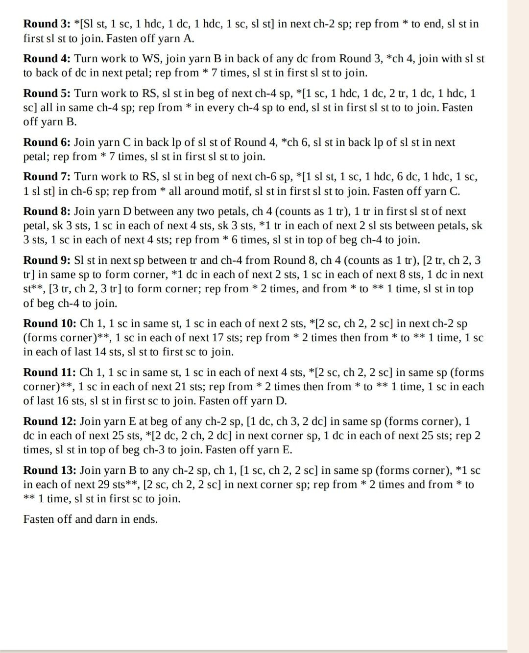 Free Crochet Granny Squares Patterns: Vintage Rose, Classic & Heartfelt