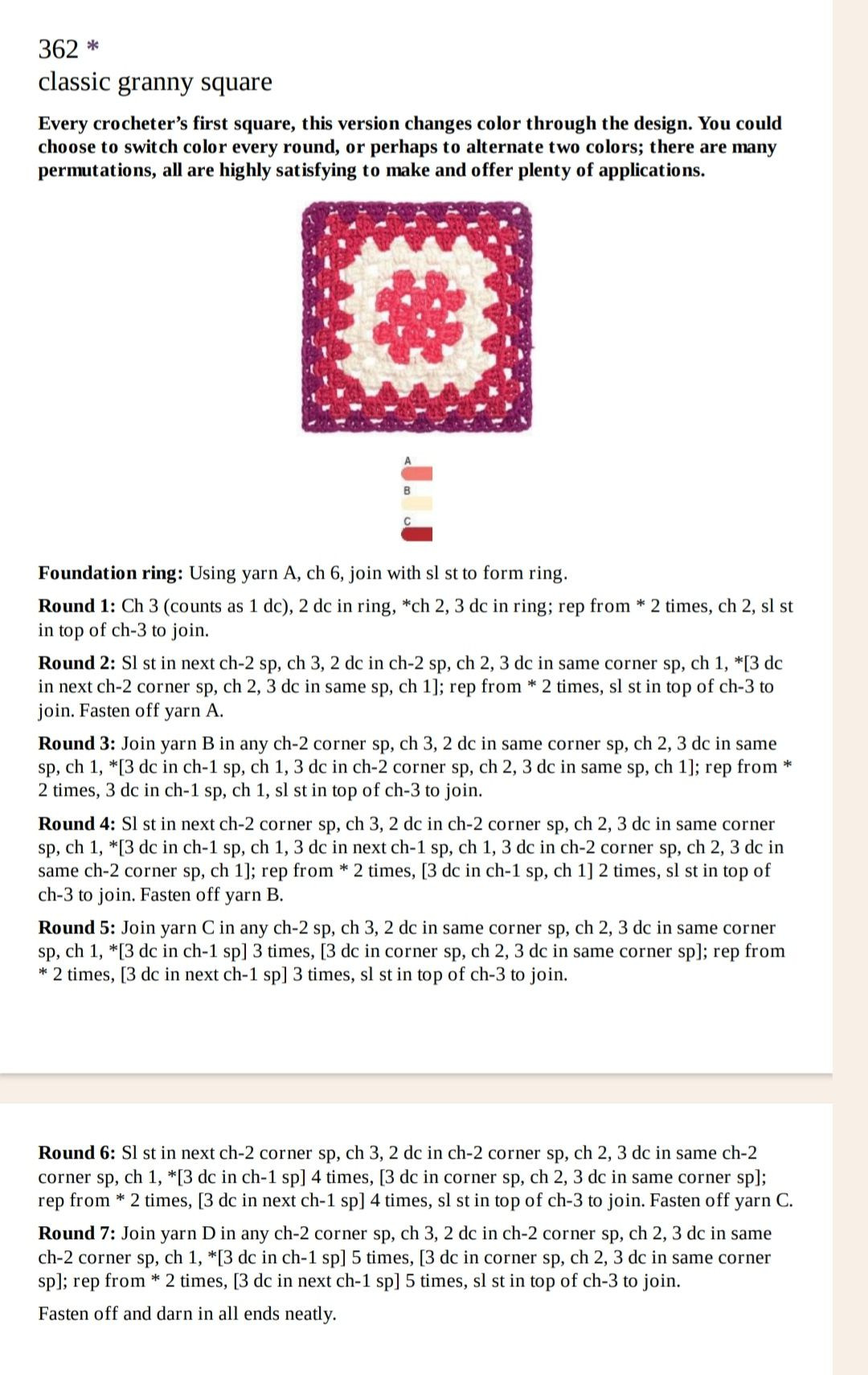 Free Crochet Granny Squares Patterns: Vintage Rose, Classic & Heartfelt