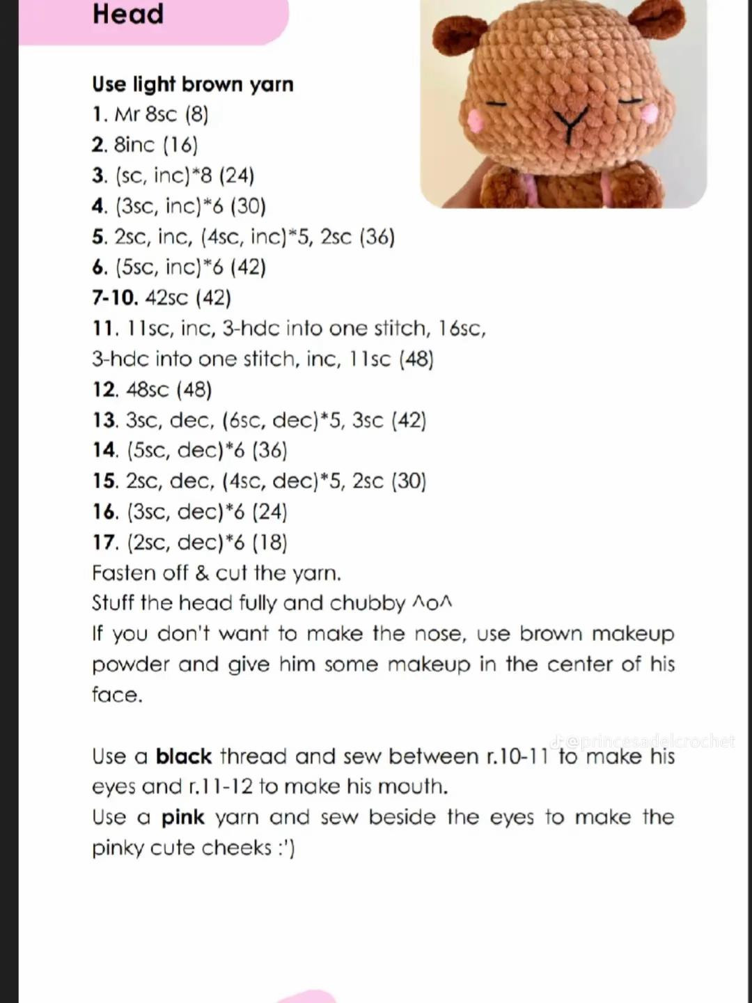 Free Crochet Pattern: 4-in-1 Capybara Pokémon Amigurumi (Pikachu, Jigglypuff, Snorlax)