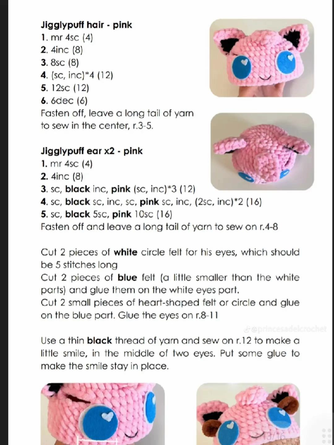 Free Crochet Pattern: 4-in-1 Capybara Pokémon Amigurumi (Pikachu, Jigglypuff, Snorlax)