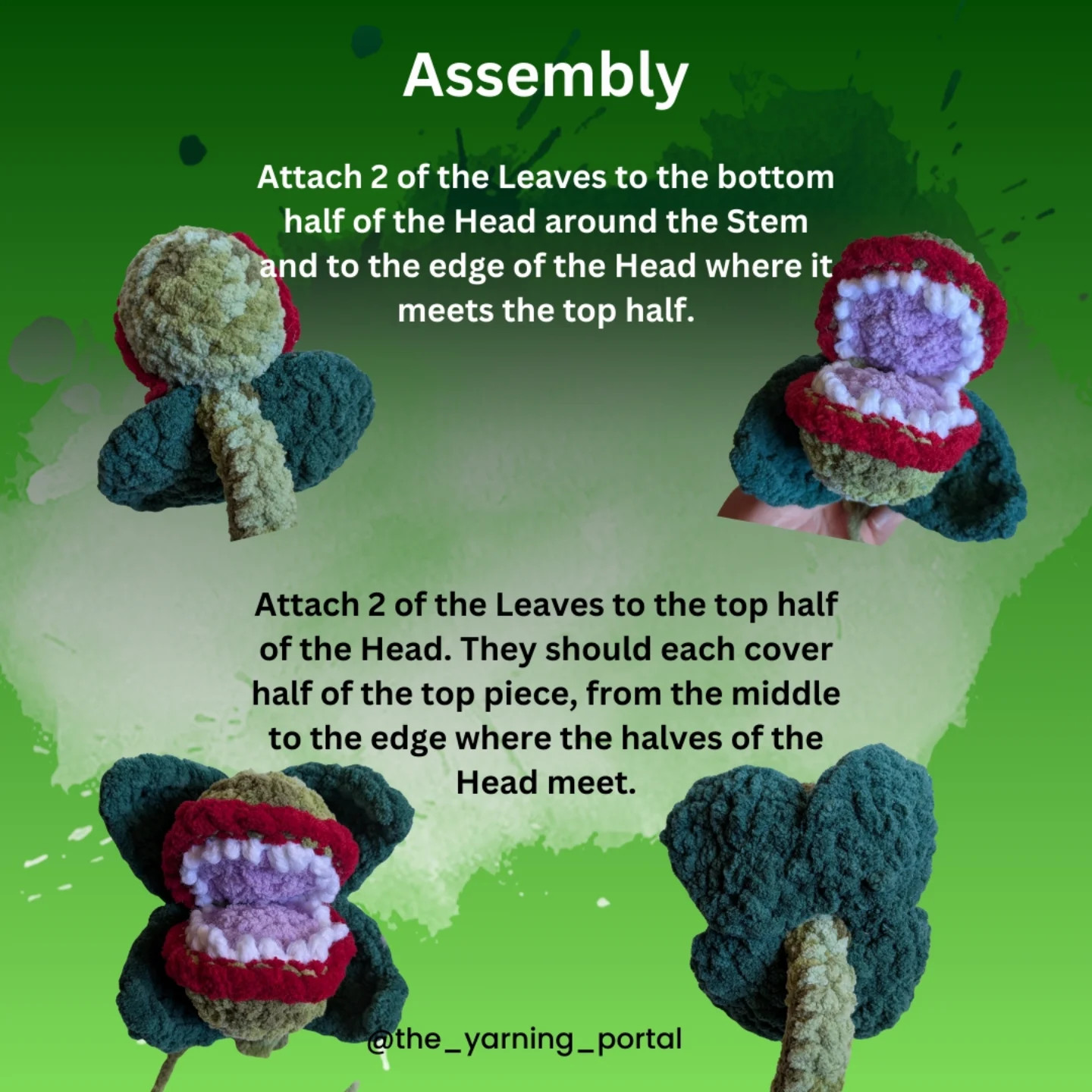 Free Crochet Pattern: Audrey II Amigurumi Doll