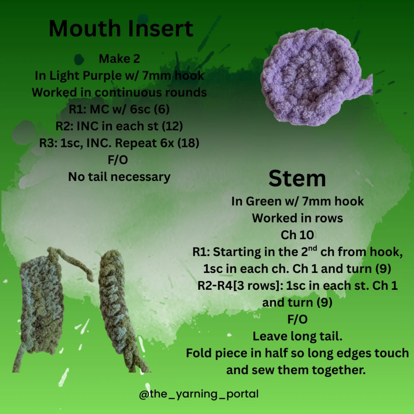 Free Crochet Pattern: Audrey II Amigurumi Doll