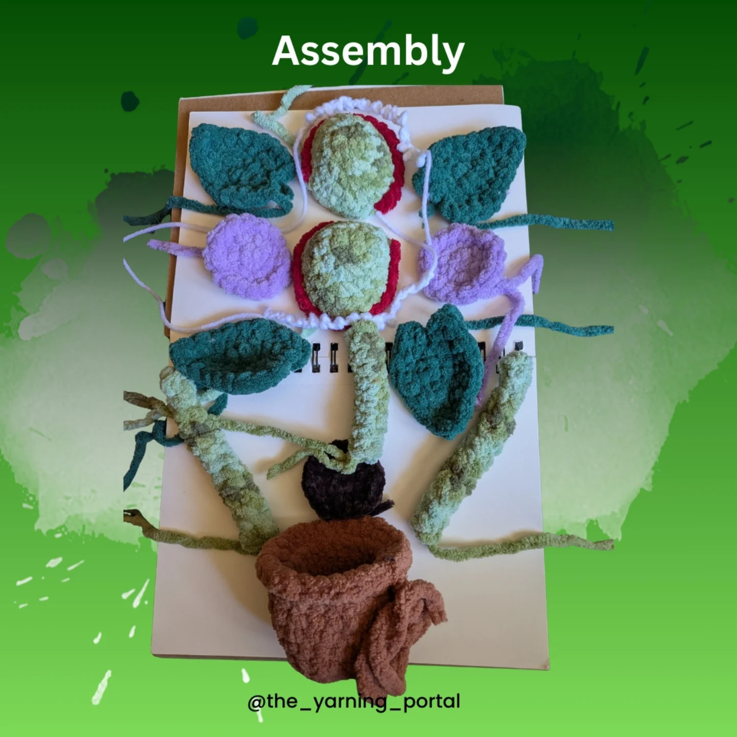 Free Crochet Pattern: Audrey II Amigurumi Doll