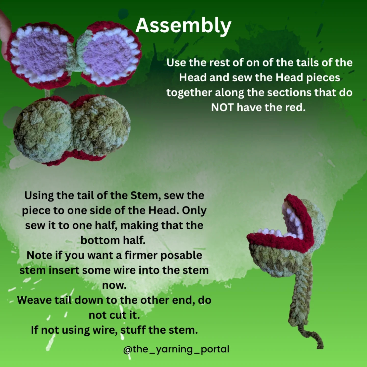 Free Crochet Pattern: Audrey II Amigurumi Doll