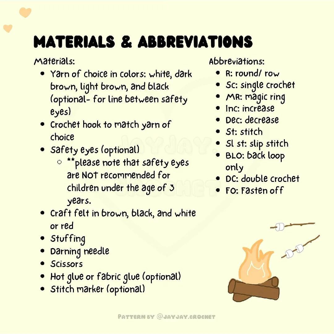 Free Crochet Pattern: Baymax S'more Amigurumi Doll