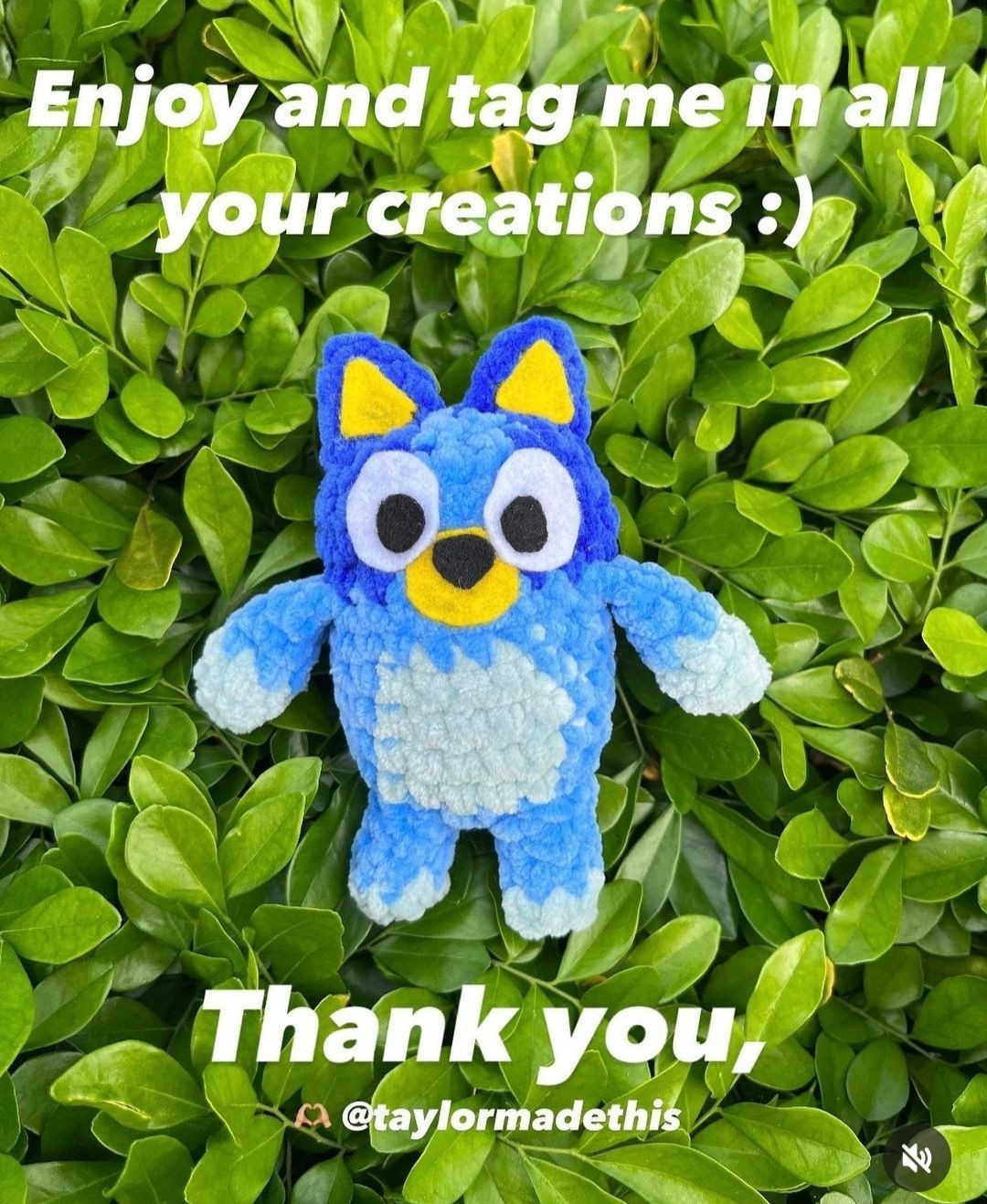 Free Crochet Pattern: Blue Cat Amigurumi Doll