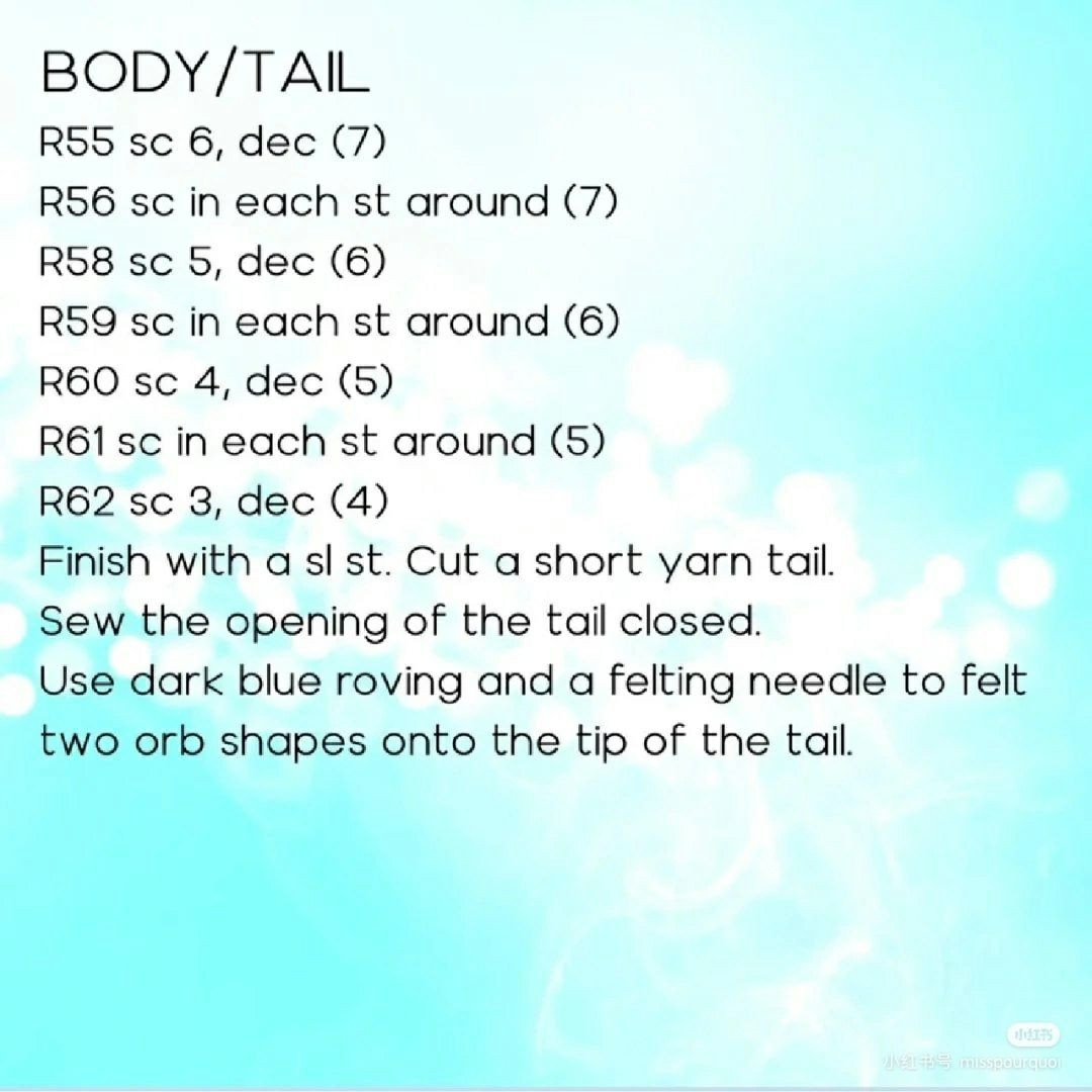 Free Crochet Pattern: Blue Dragon Amigurumi with Detailed Instructions