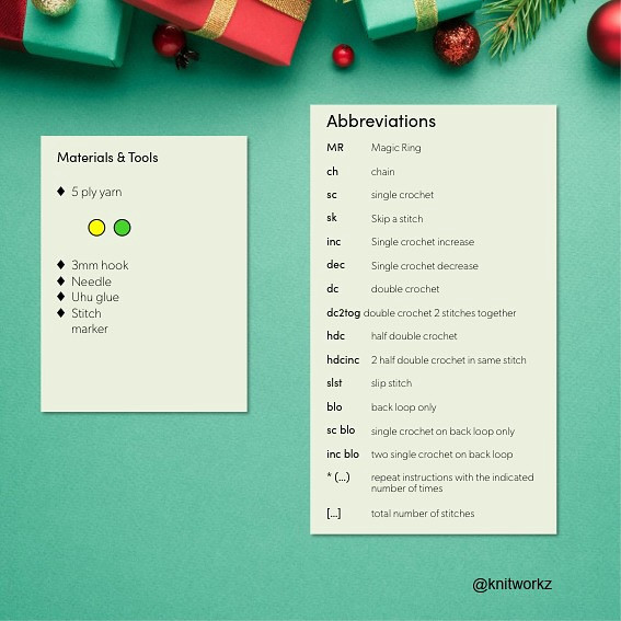 Free Crochet Pattern Christmas Tree x Labubu V4