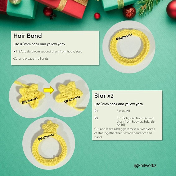 Free Crochet Pattern Christmas Tree x Labubu V4