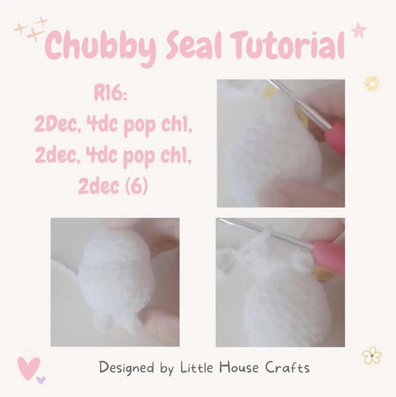 Free Crochet Pattern: Chubby Seal Amigurumi Tutorial