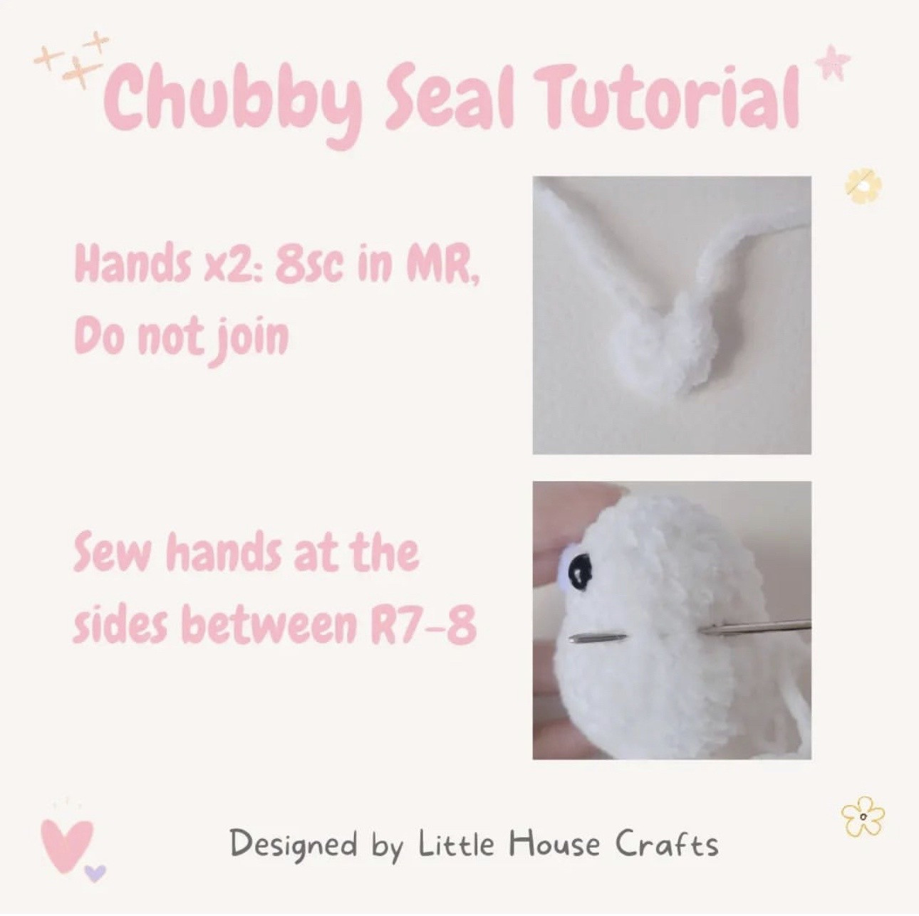 Free Crochet Pattern: Chubby Seal Amigurumi Tutorial