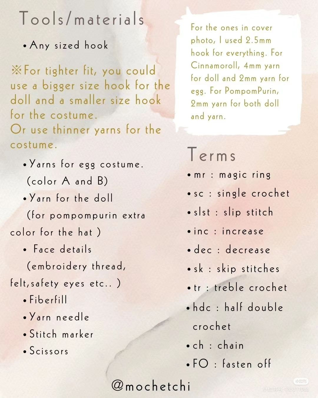 Free Crochet Pattern: Cinnamoroll & Pompompurin Easter Egg Costume